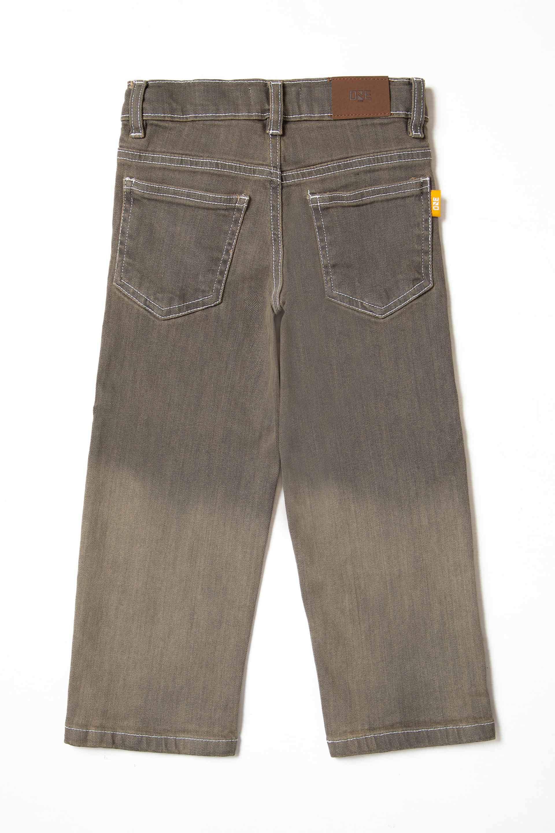 Tonal Regular Jeans - Image 3