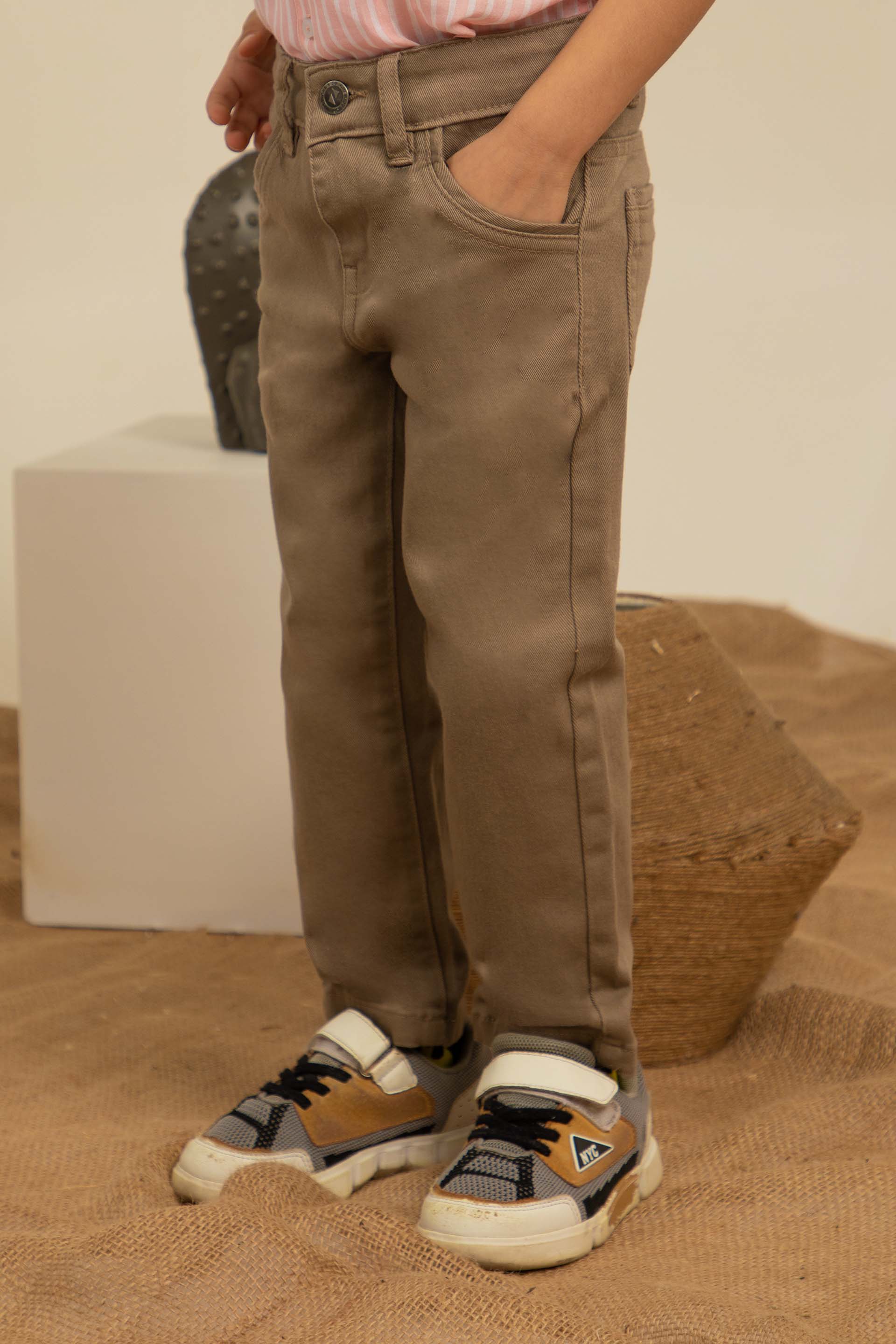 5-Pocket Pants Khaki - Image 2