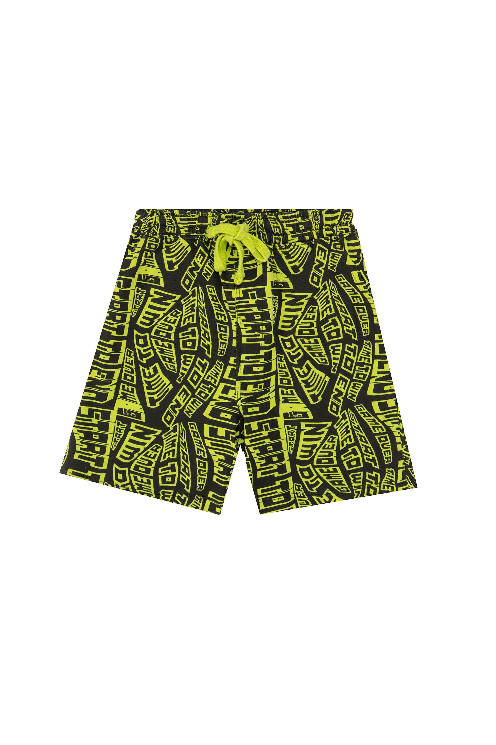 Printed Shorts Blue/Green - Image 5