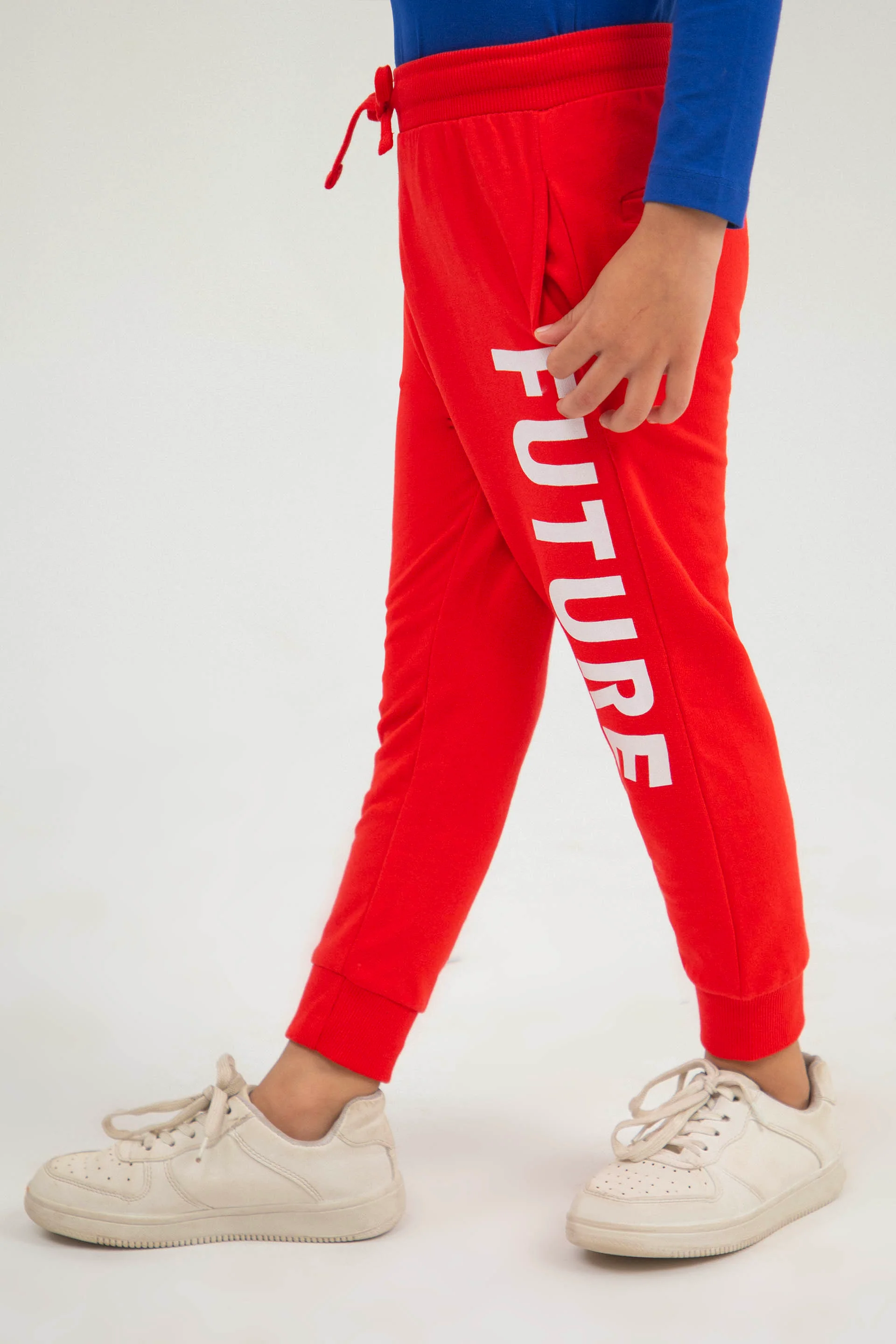 Slogan Trackpants Red - Image 2