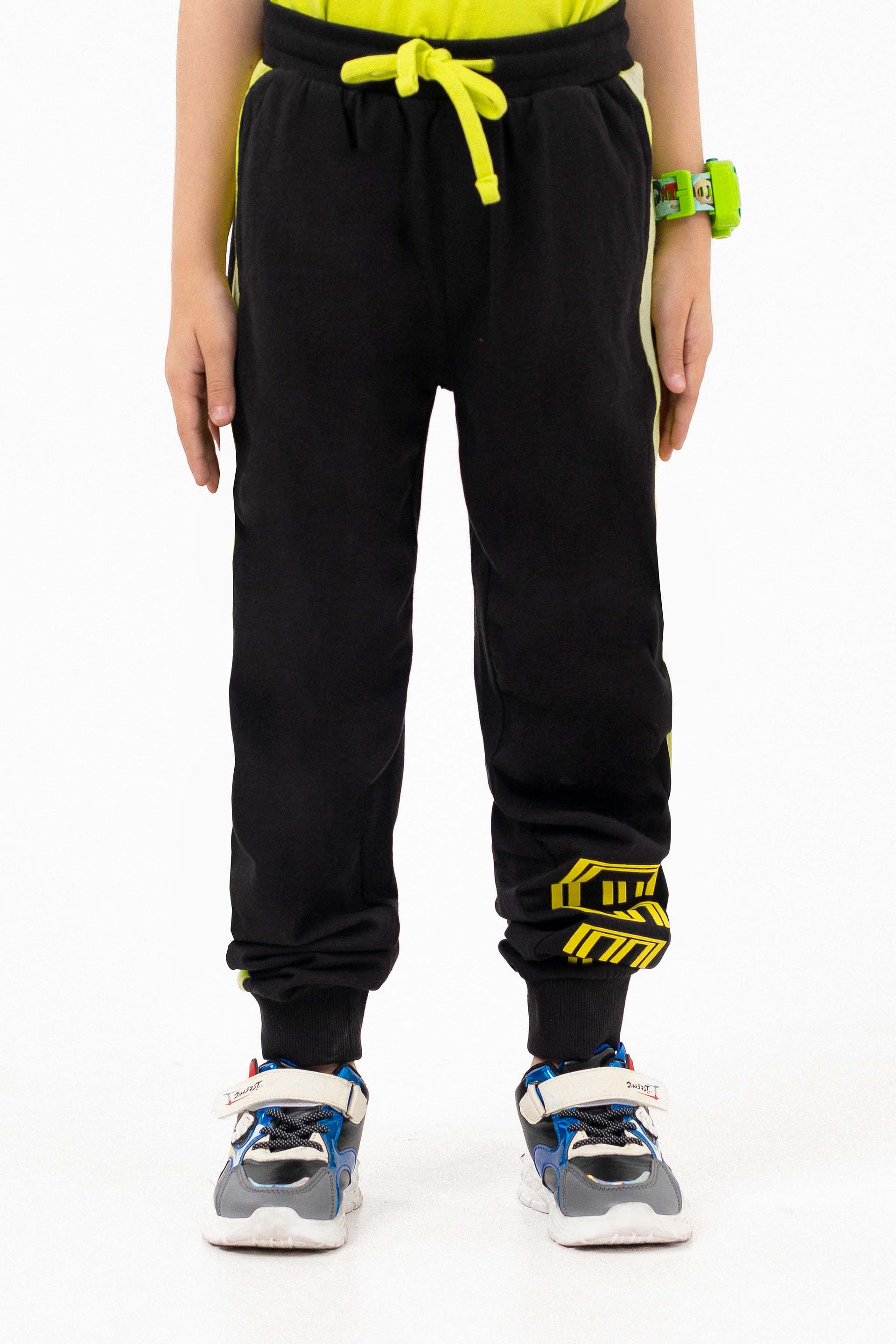 Contrasting Track pants Black - Image 2
