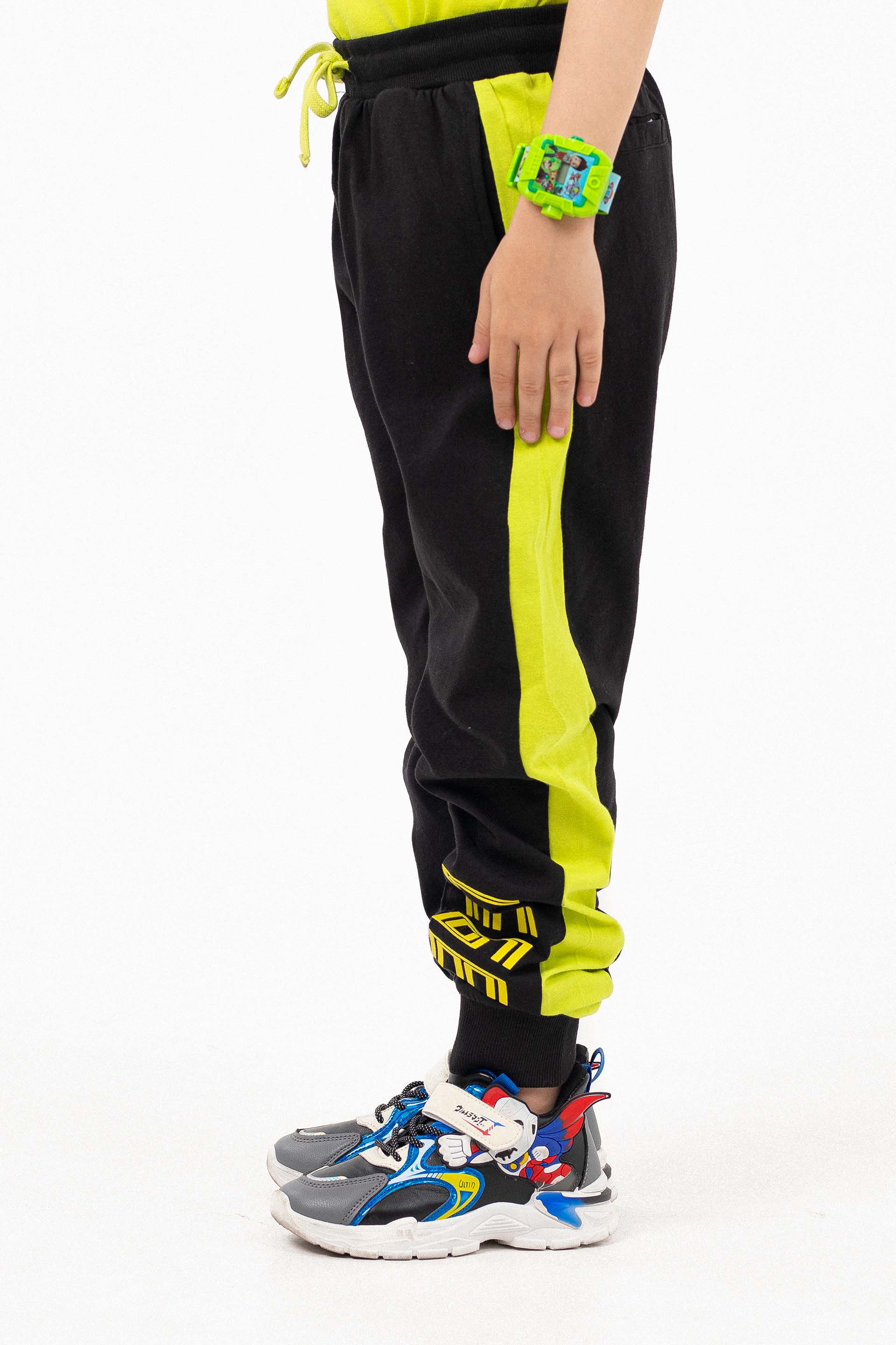 Contrasting Track pants Black - Image 3