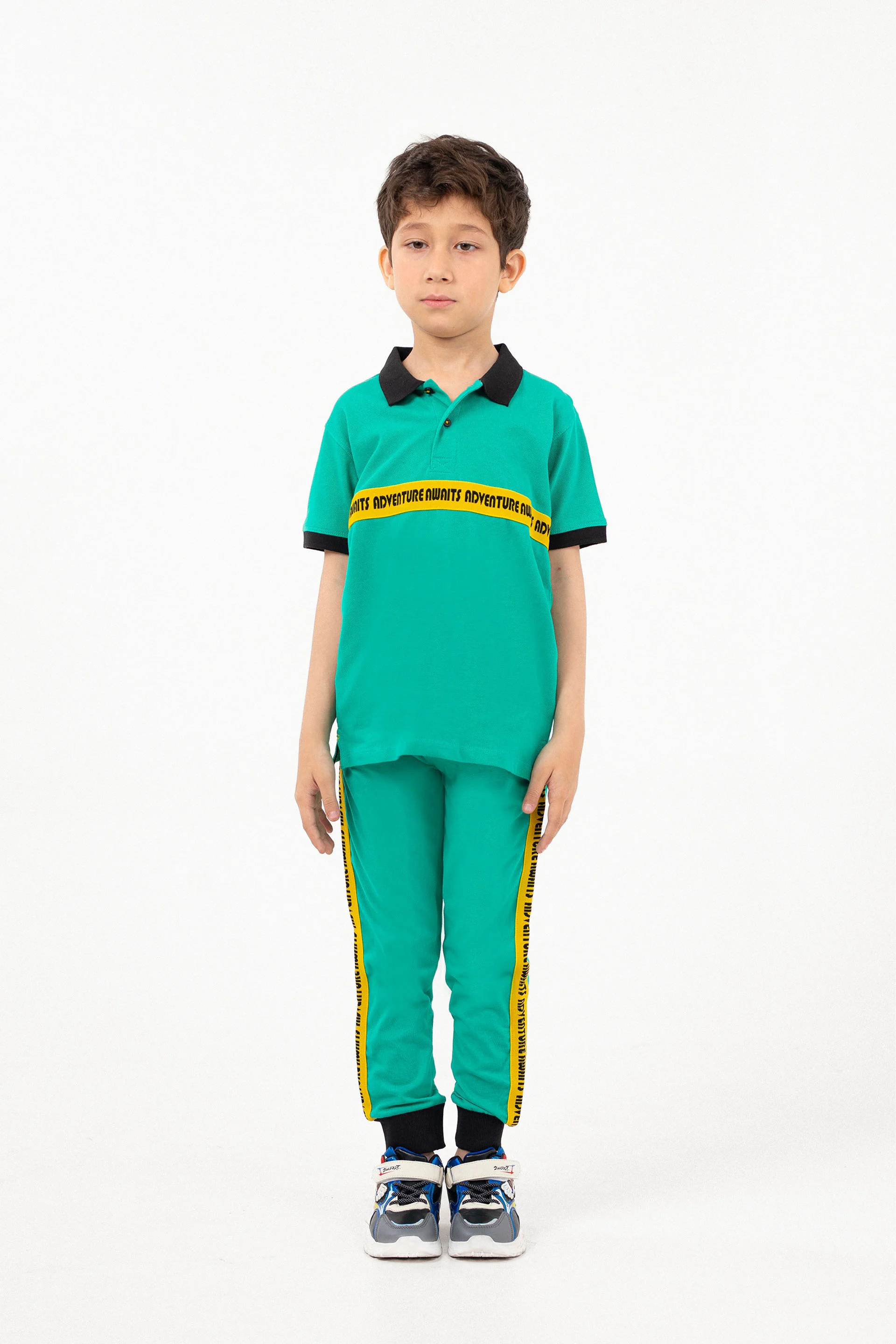 Tape Track Pants Green - Image 3