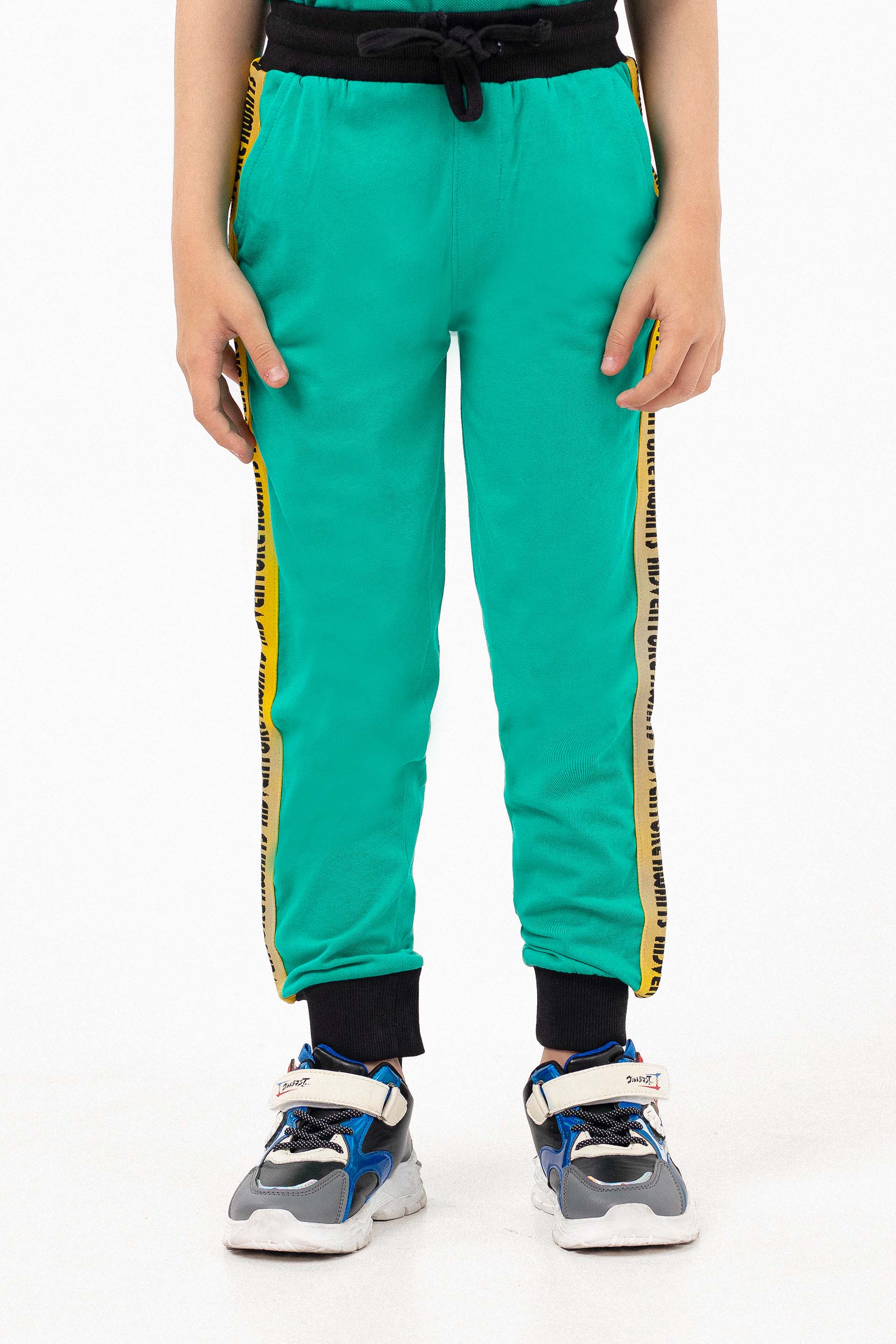 Tape Track Pants Green - Image 4