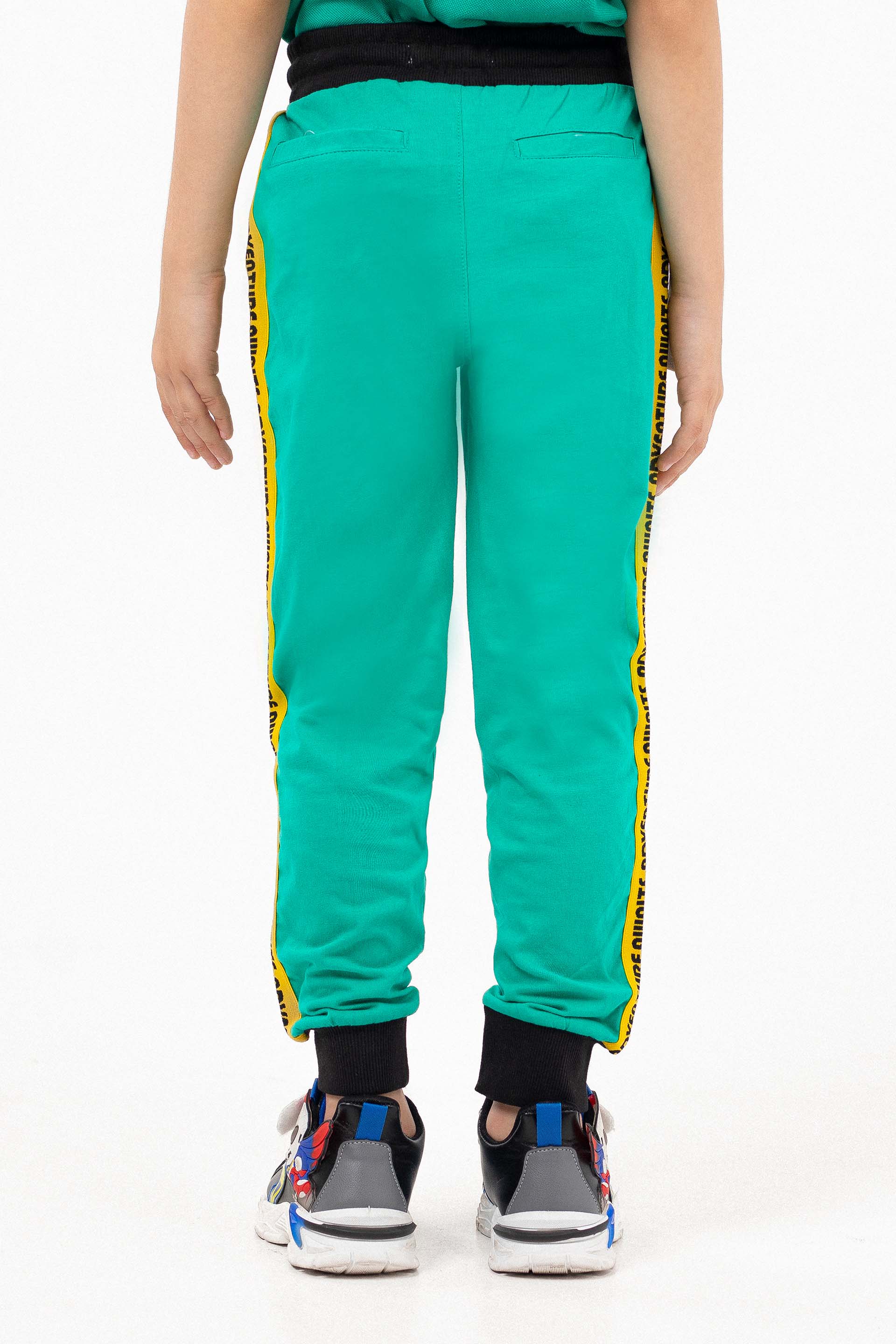 Tape Track Pants Green - Image 5