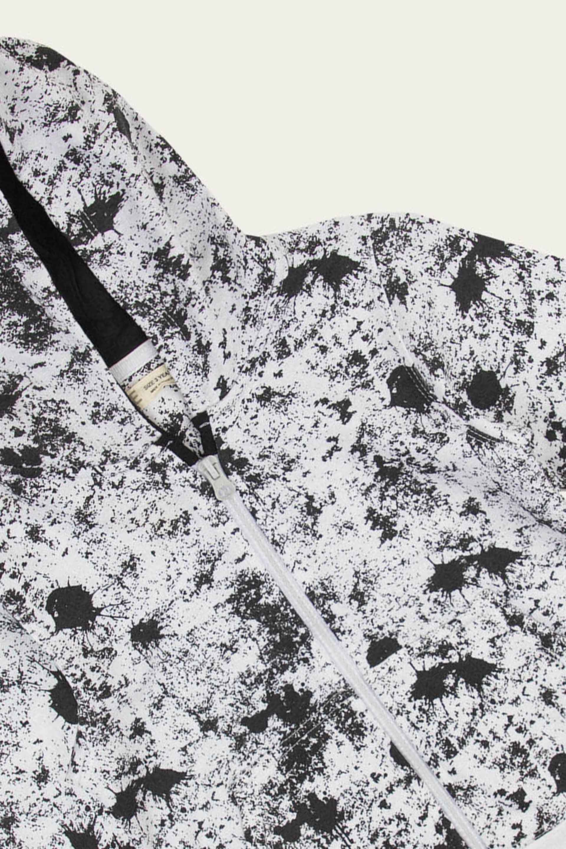 Splatter Hoodie Black/White - Image 7