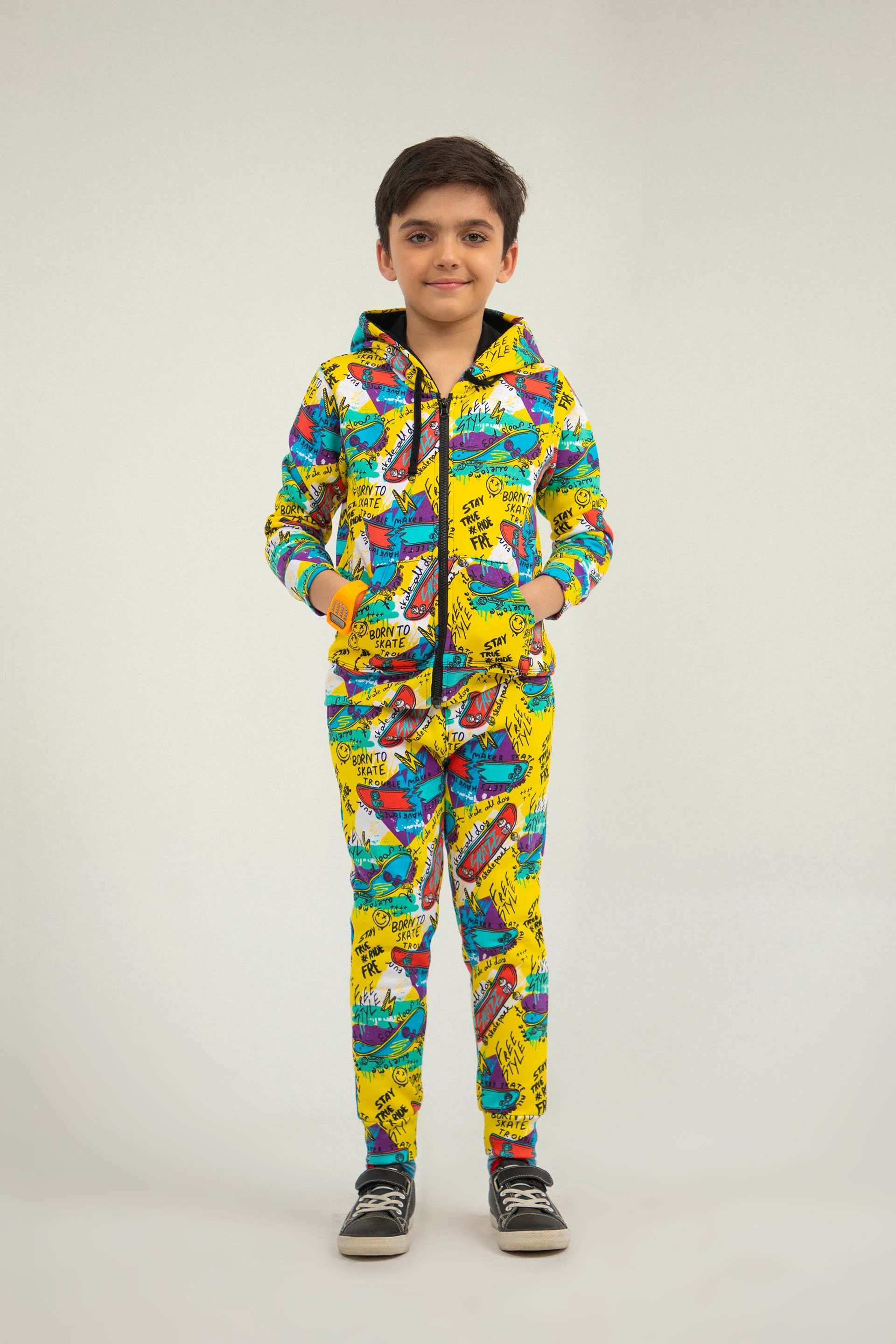 Skater Hoodie Multi - Image 3