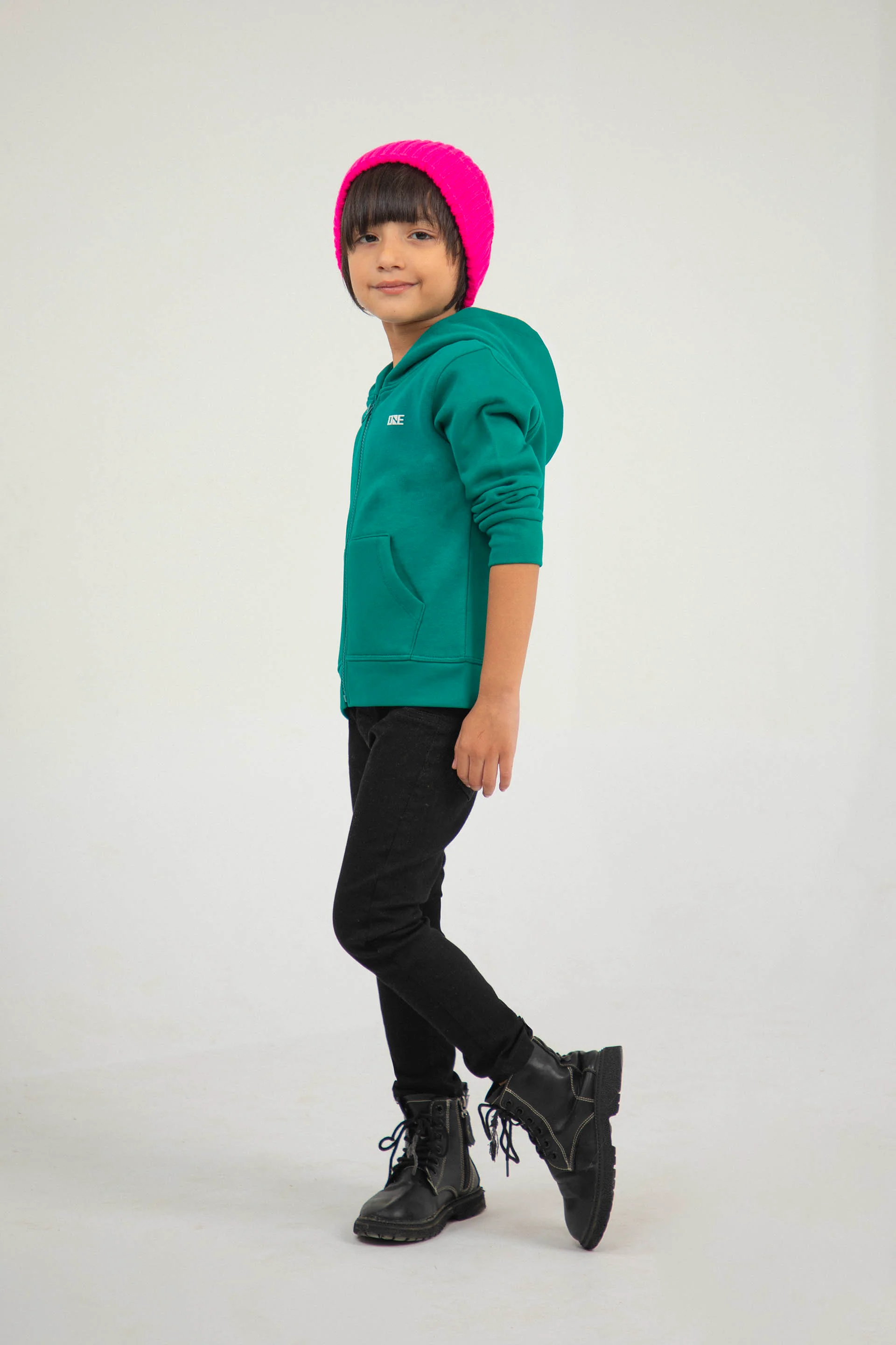 Logo Hoodie Green - Image 2