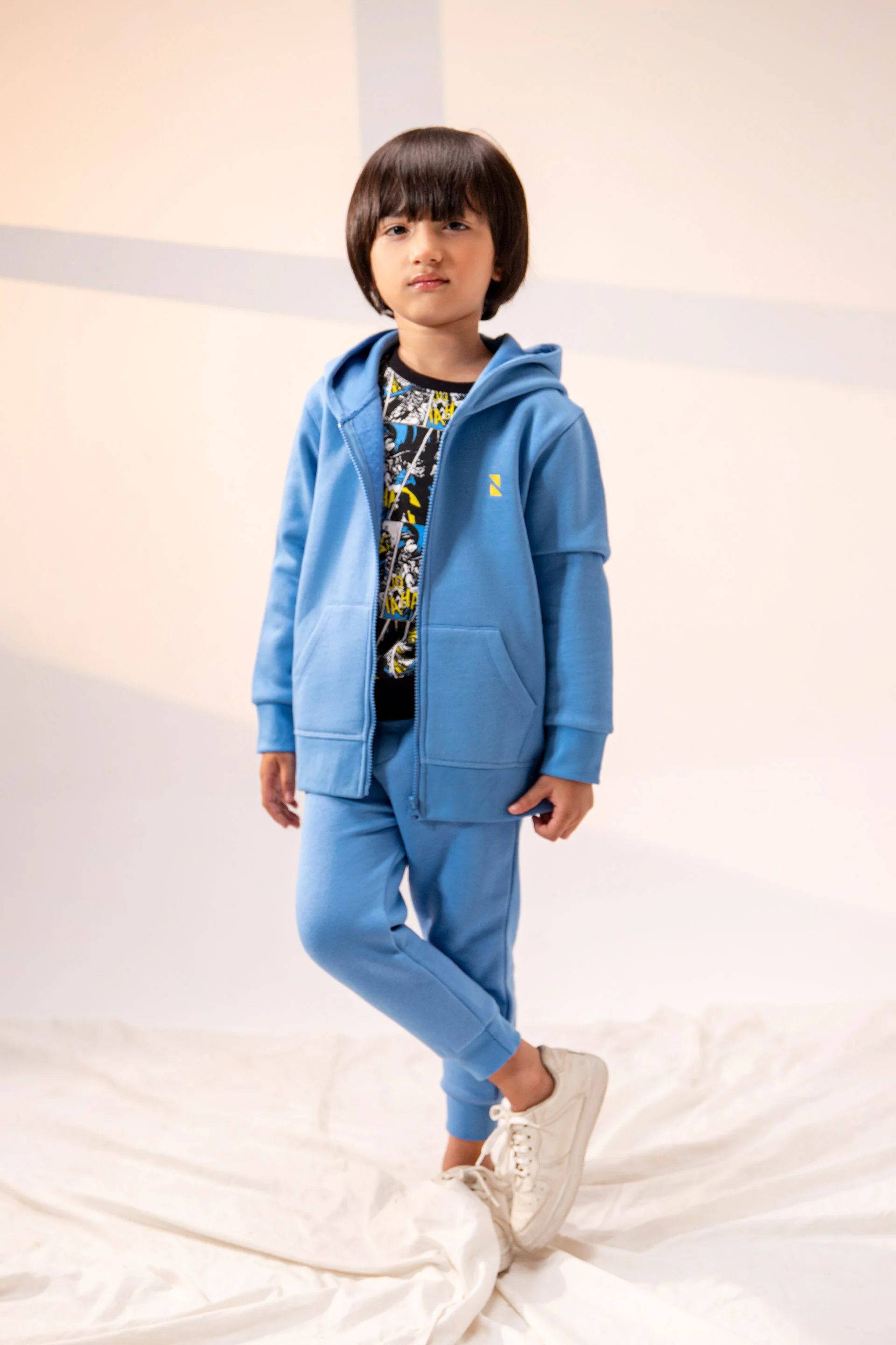 Logo Hoodie Blue - Image 2