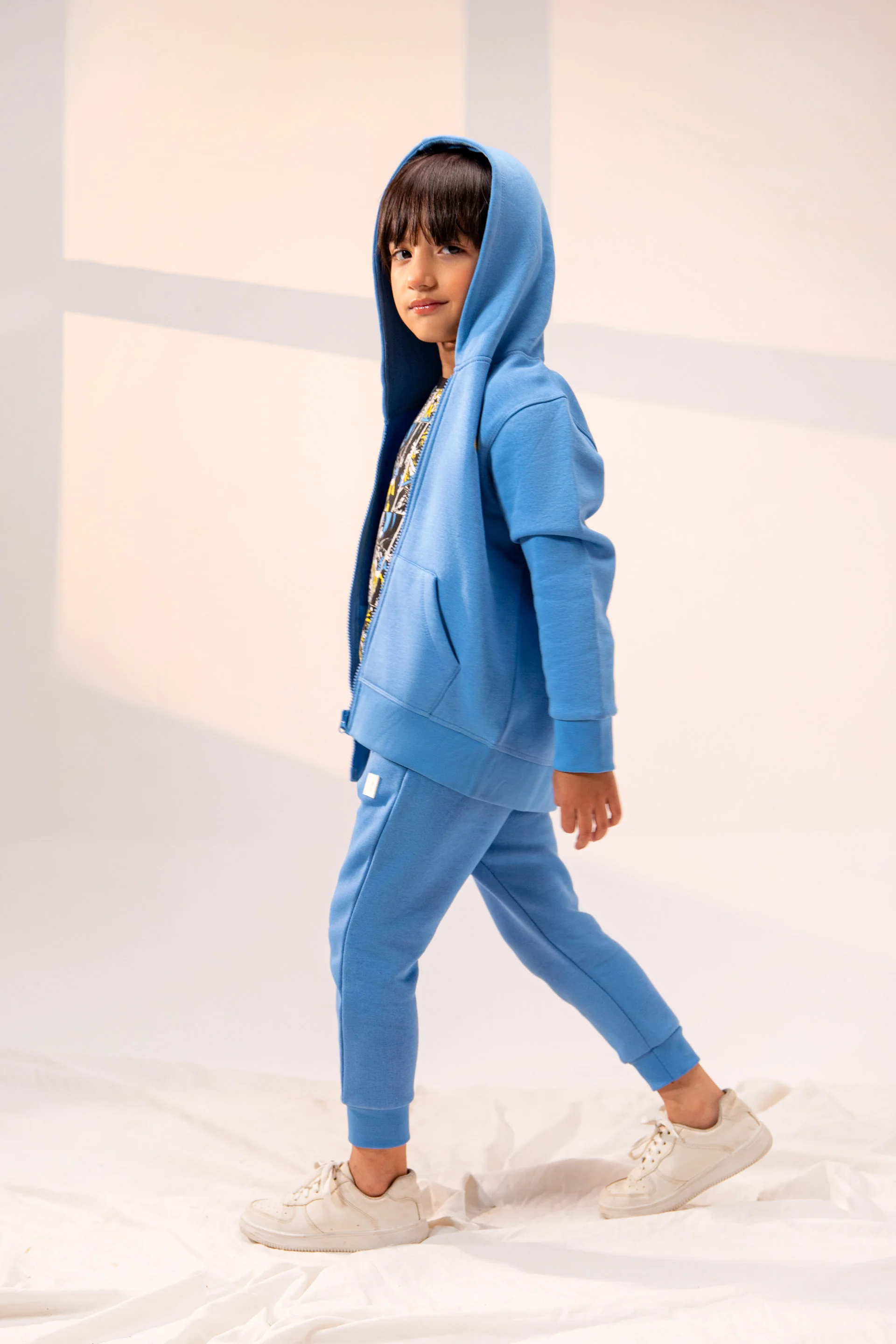 Logo Hoodie Blue - Image 3
