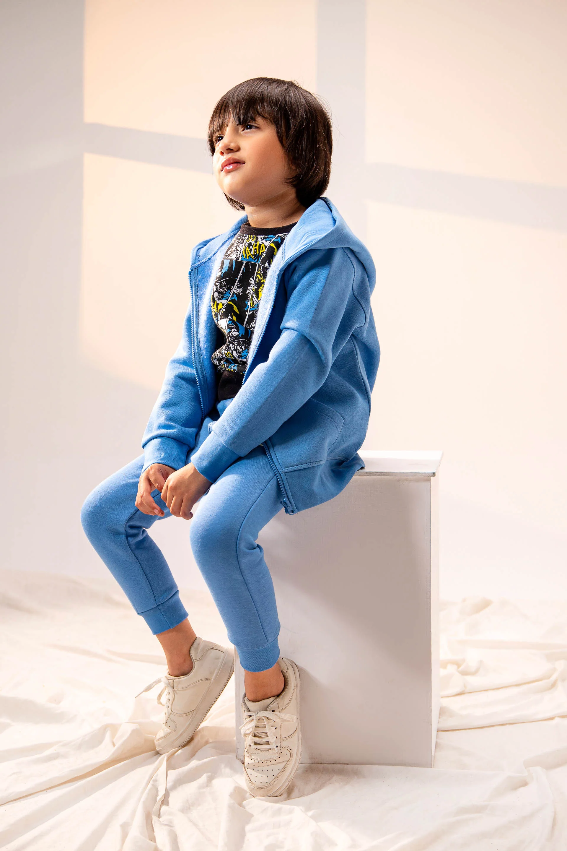 Logo Hoodie Blue - Image 4