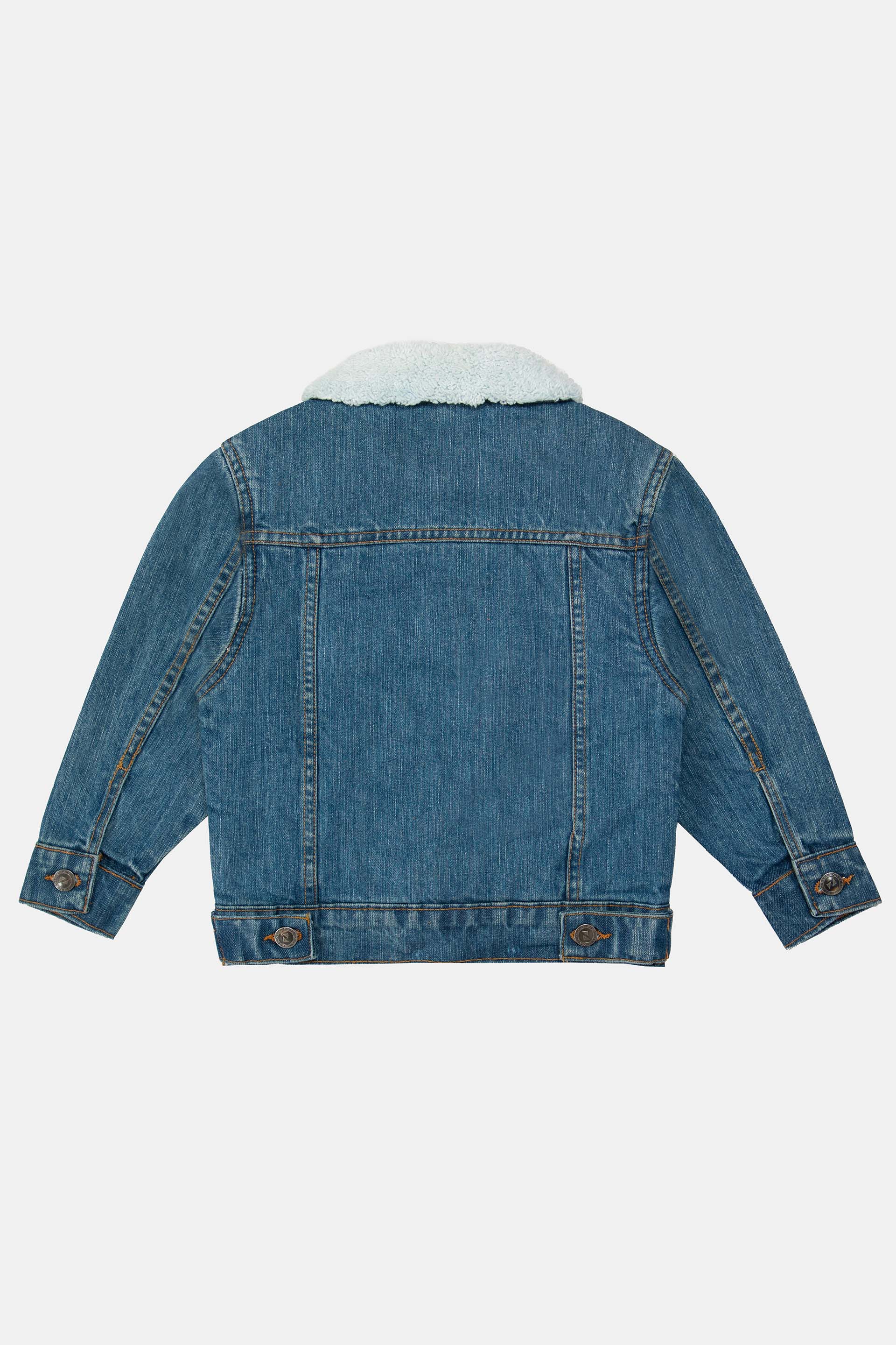 Denim Sherpa Jacket - Image 2