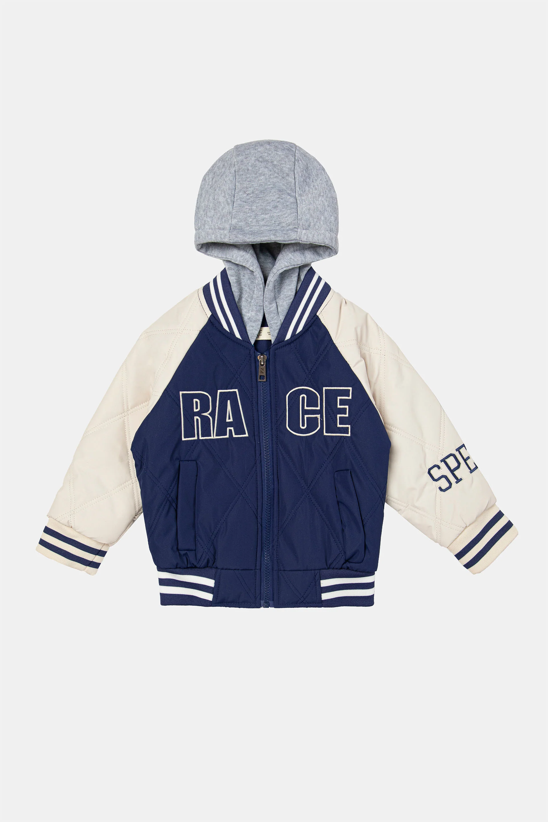 Hooded Racer Jacket - Image 2
