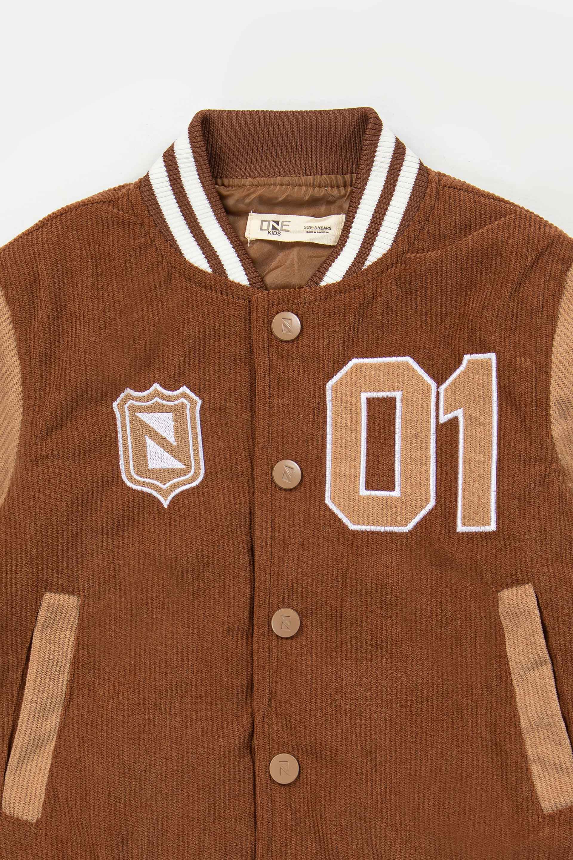 Corduroy Varsity Jacket - Image 5