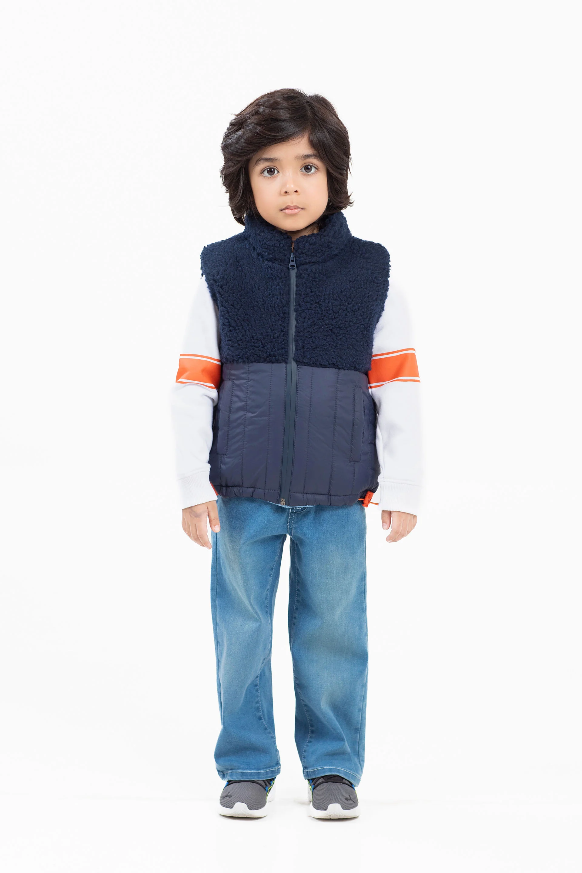 Sleeveless Sherpa Jacket - Image 3