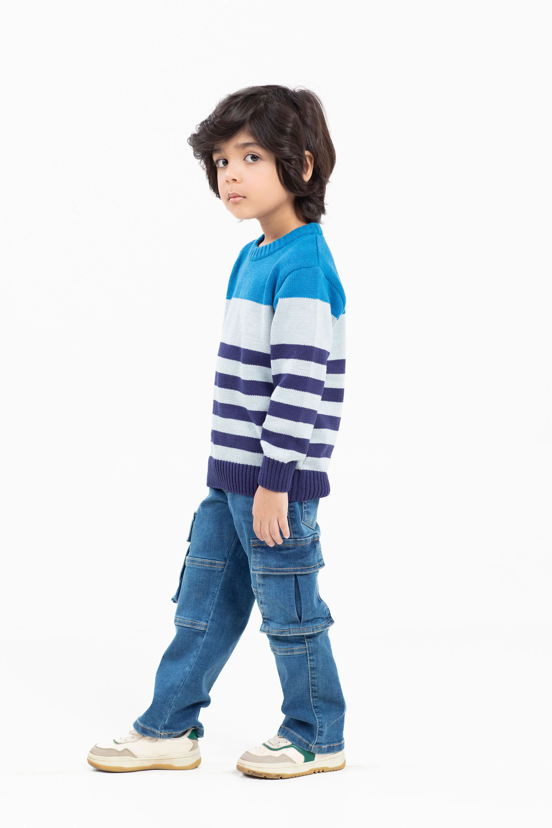 Colour Block Sweater - Image 4