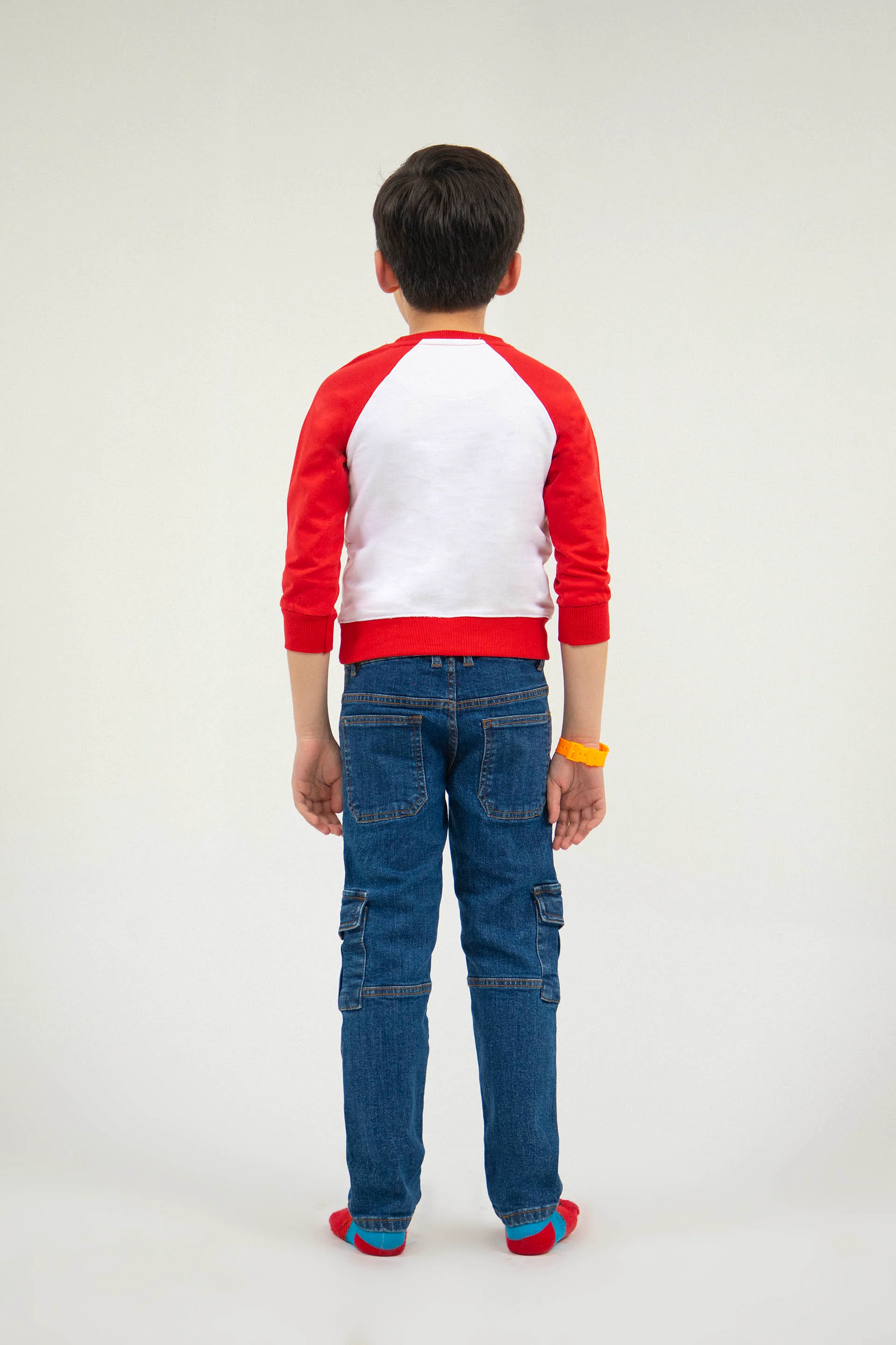 Spiderman Sweatshirt Red/White - Image 4