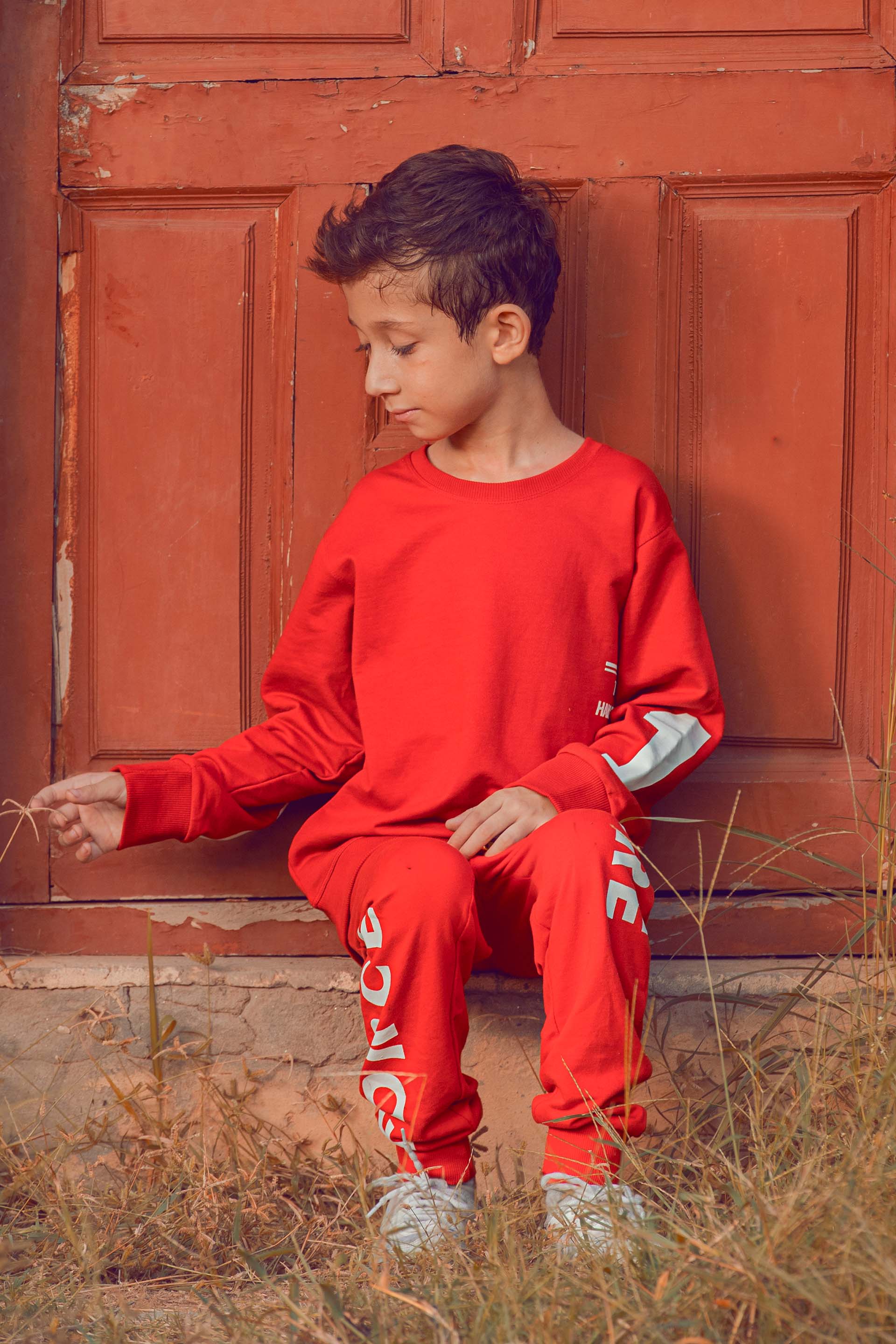 Sports Sweatshirt Red - Image 2