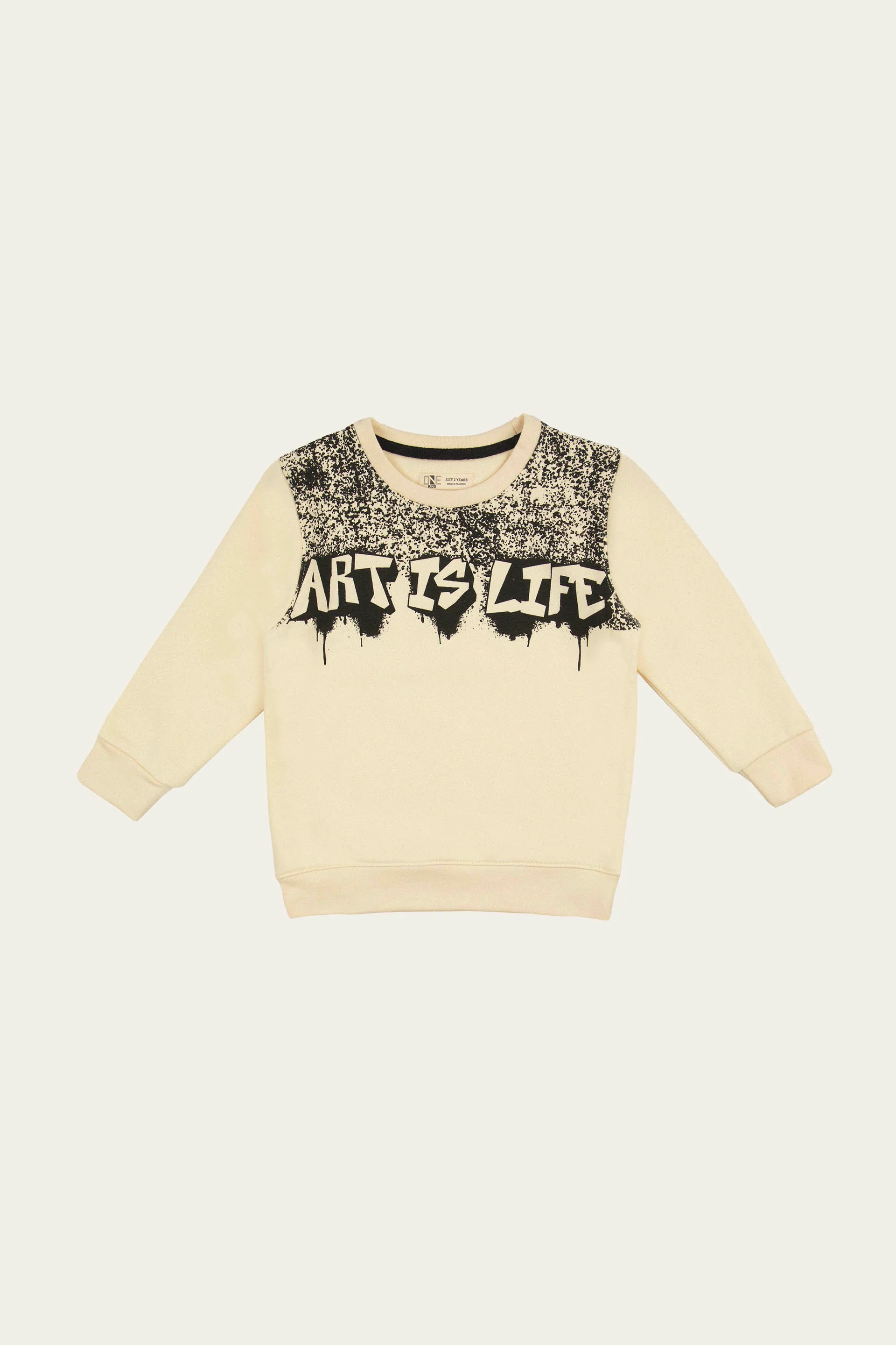 Artistic Sweatshirt Beige - Image 5