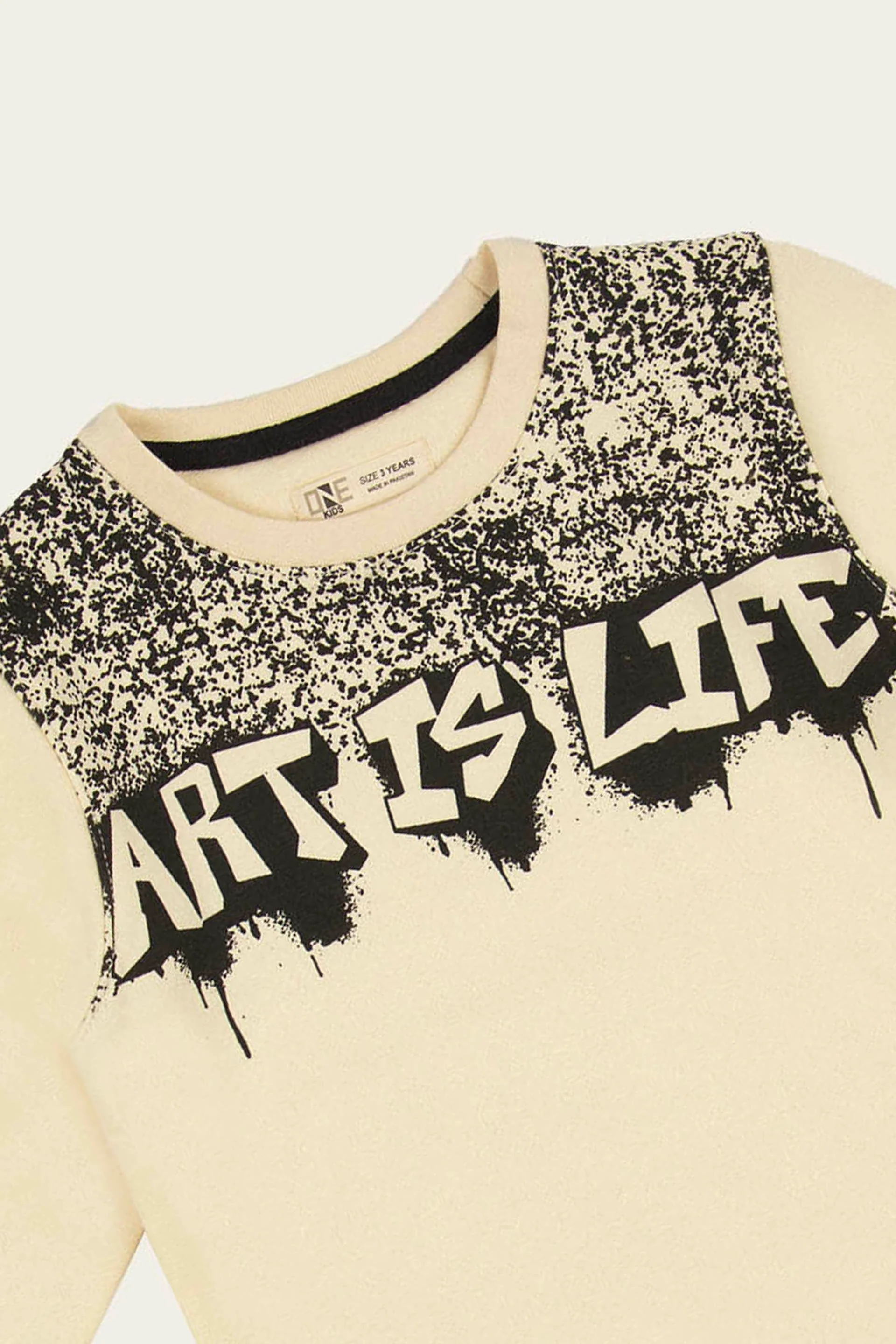 Artistic Sweatshirt Beige - Image 7