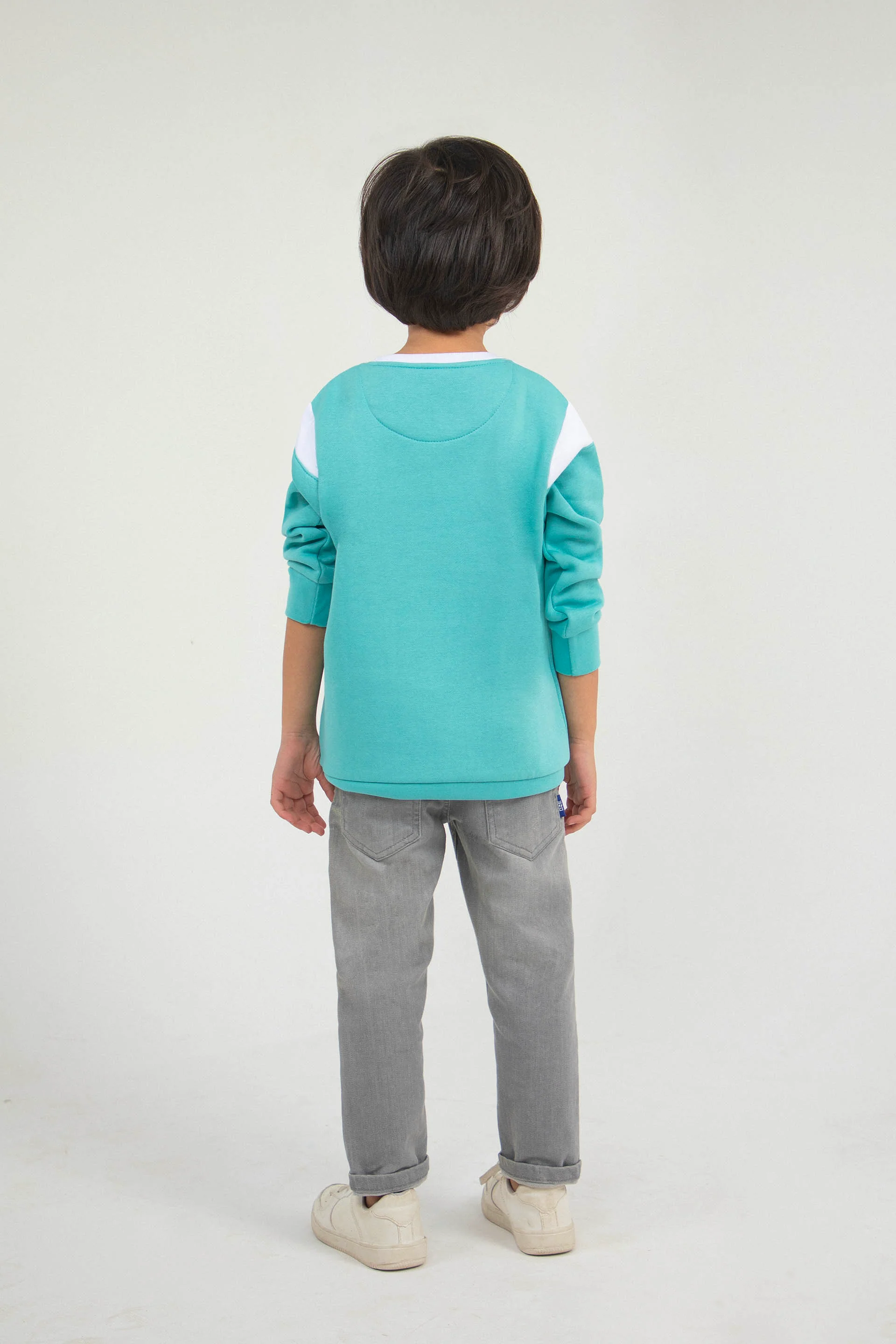 Stanford Sweatshirt Blue/White - Image 3