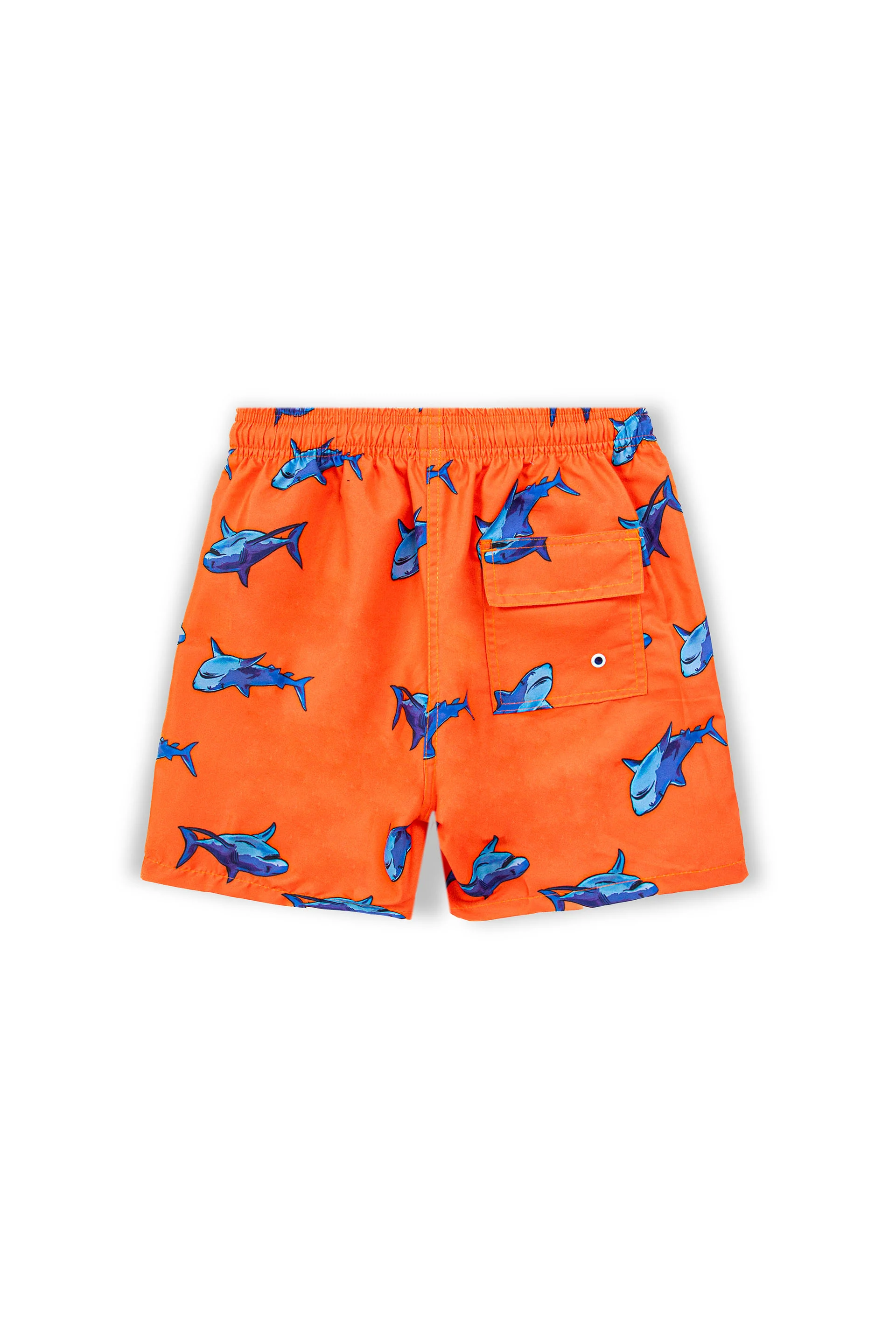 Shark Swim Shorts Orange - Image 2