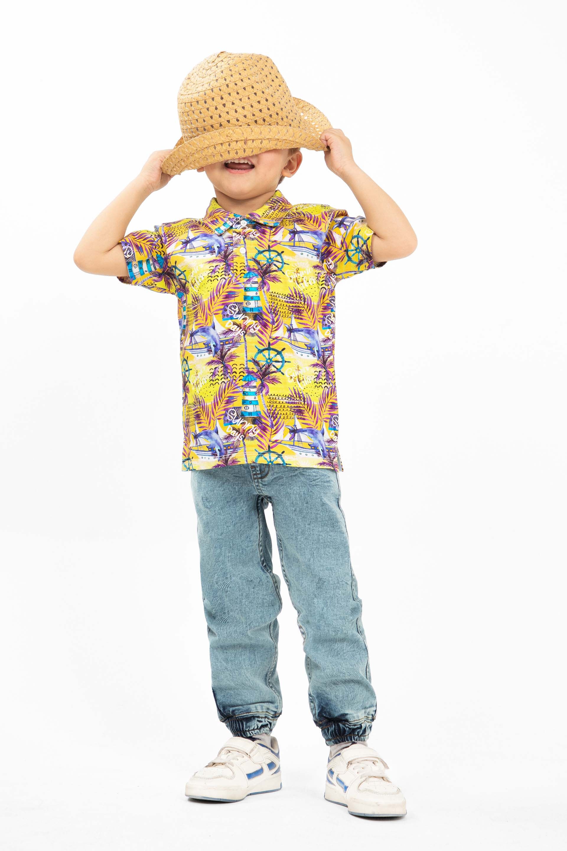Printed Polo Multi - Image 4