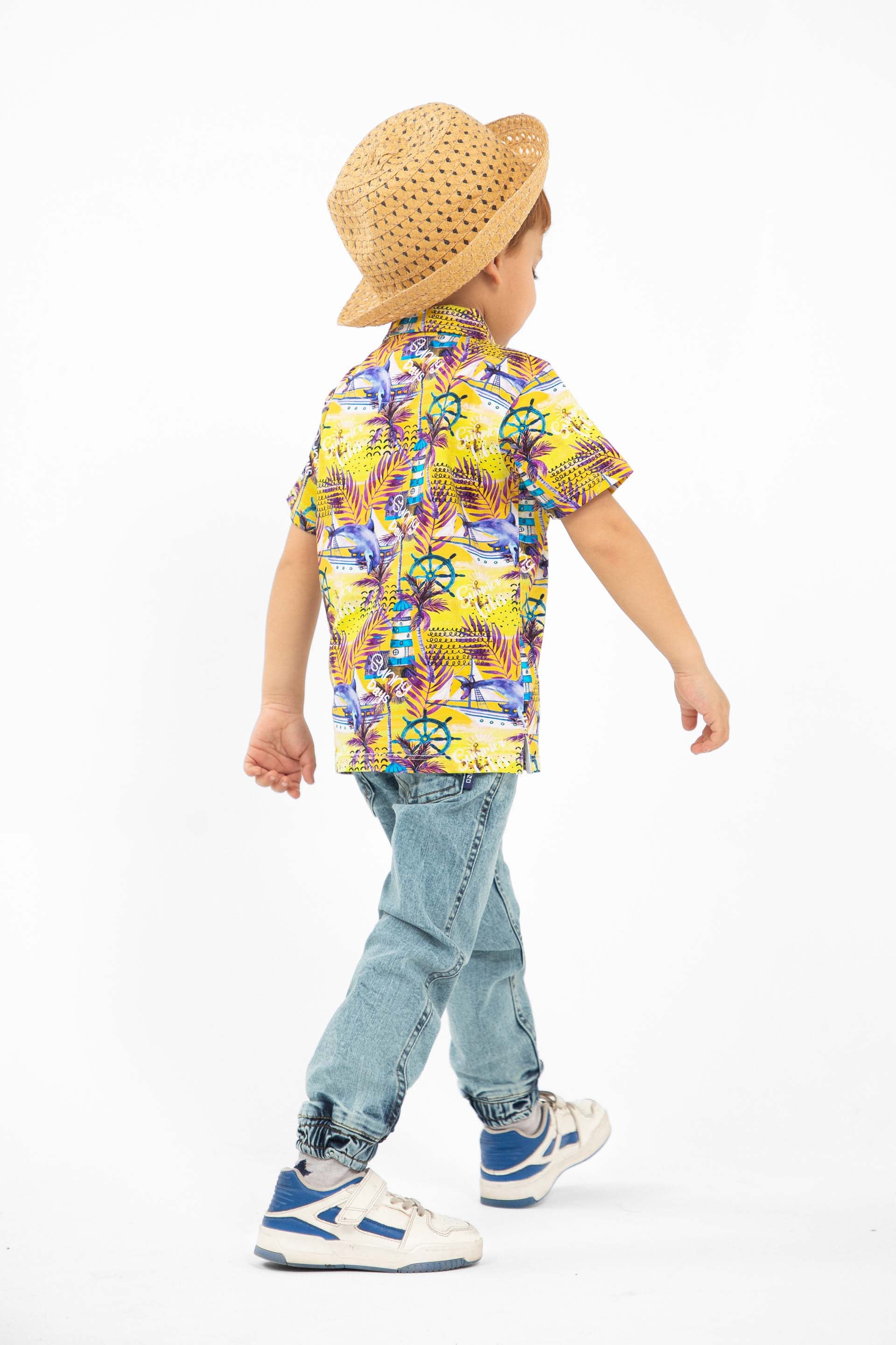 Printed Polo Multi - Image 5