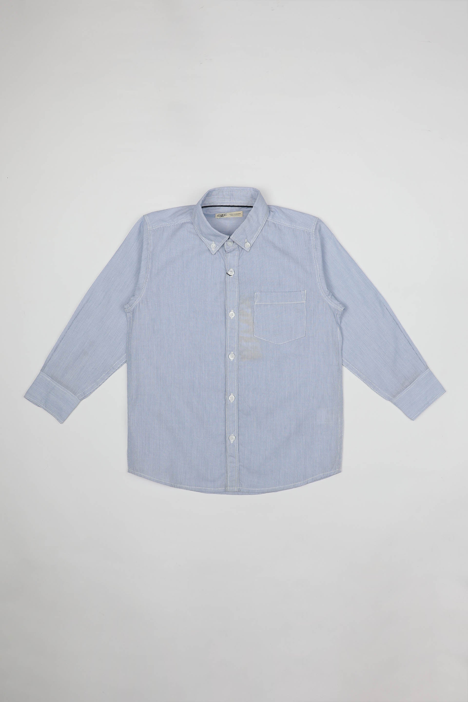 Textured Shirt Blue - Image 5