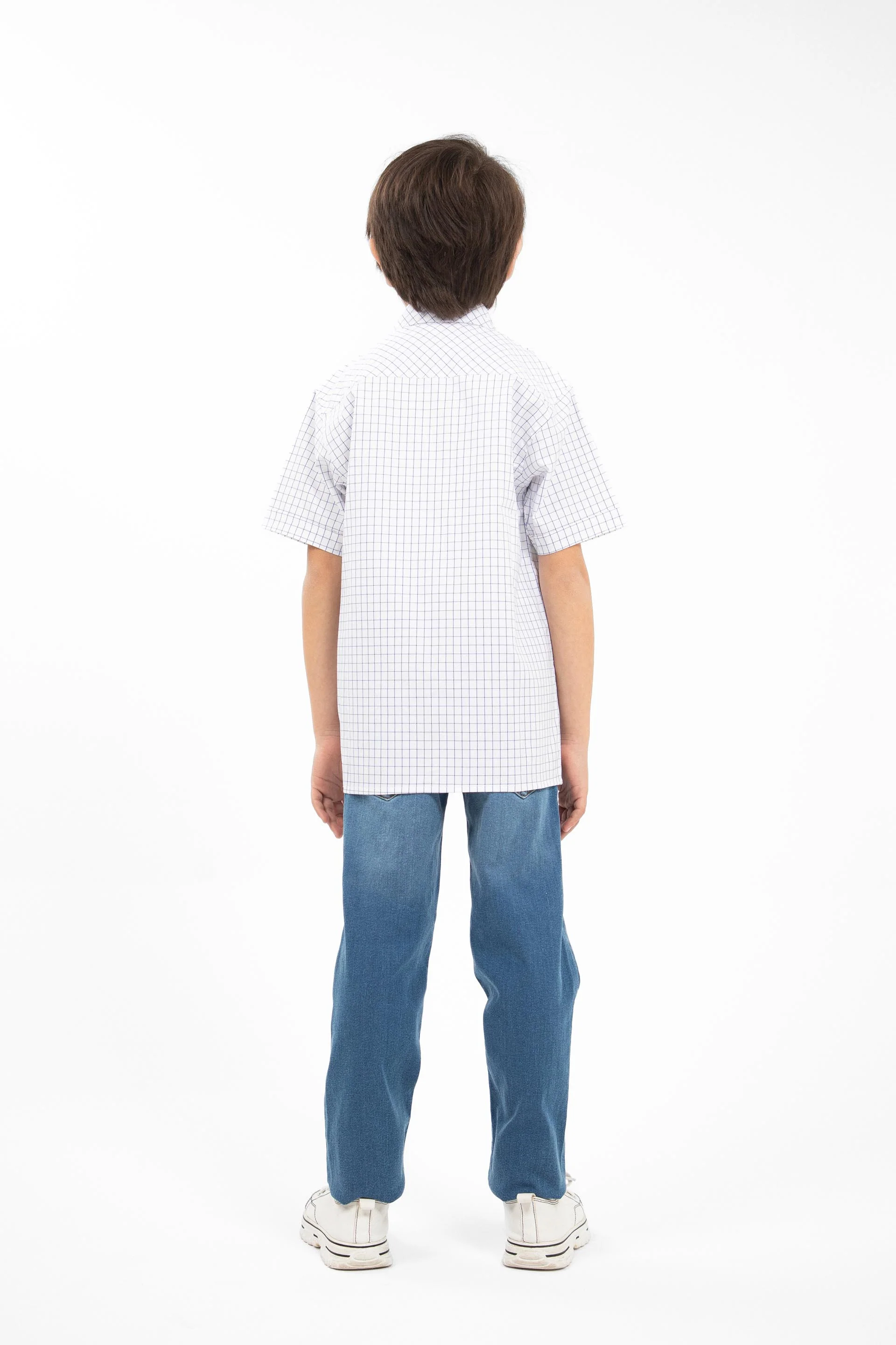Check Shirt White - Image 3