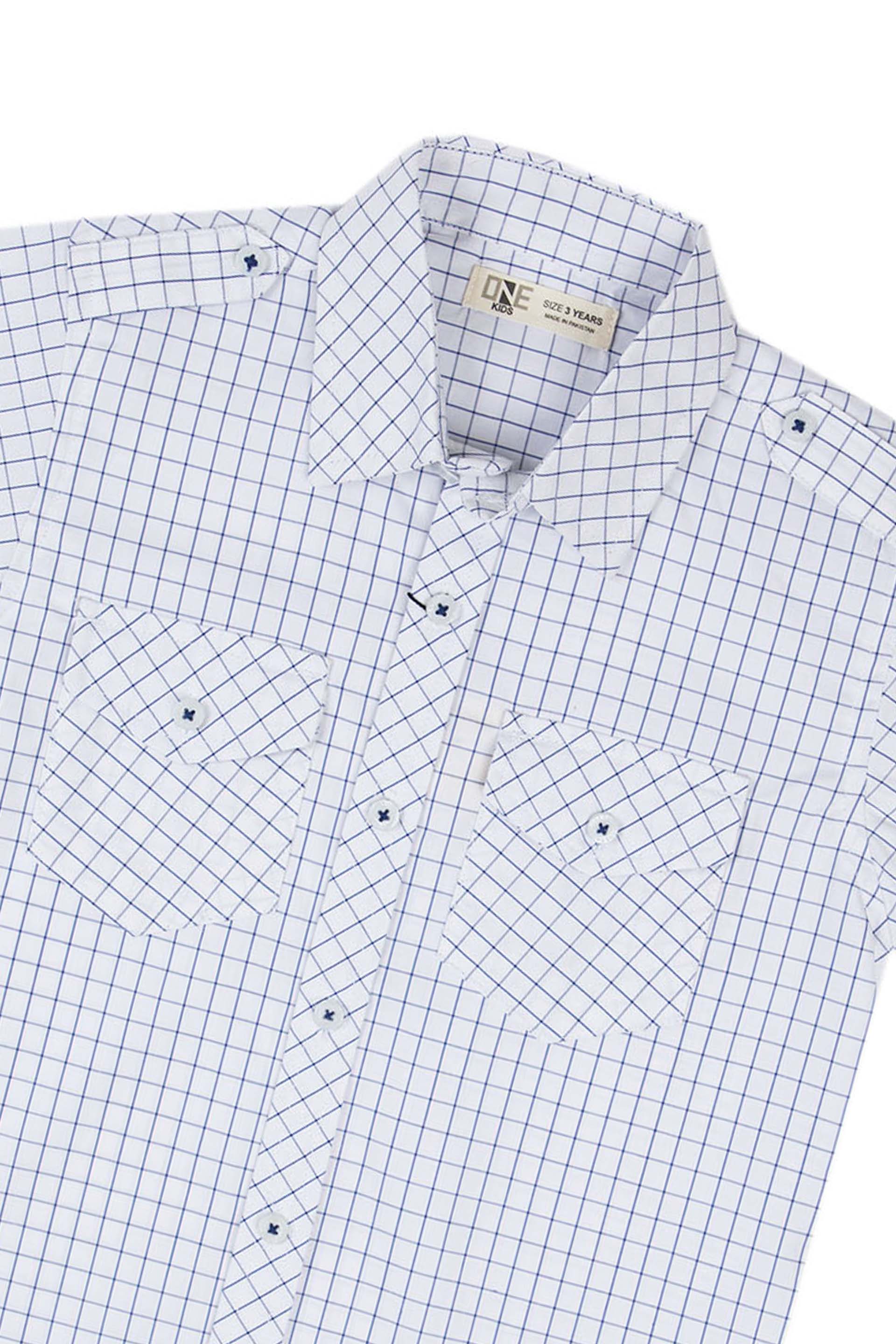 Check Shirt White - Image 6