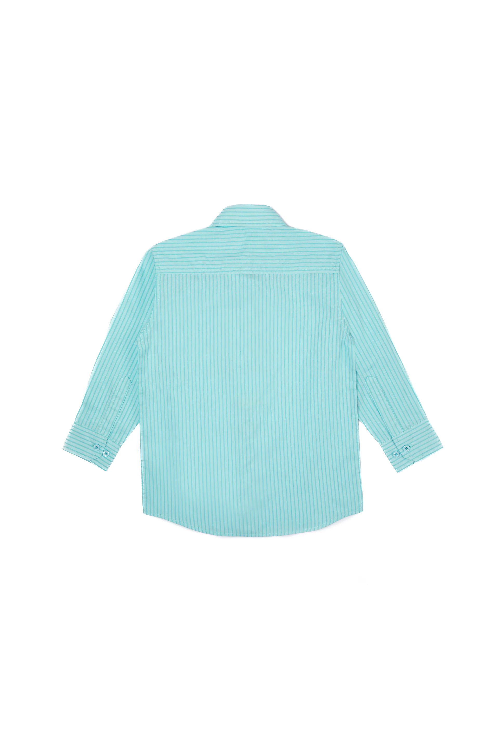 Contrasting Shirt Aqua - Image 6
