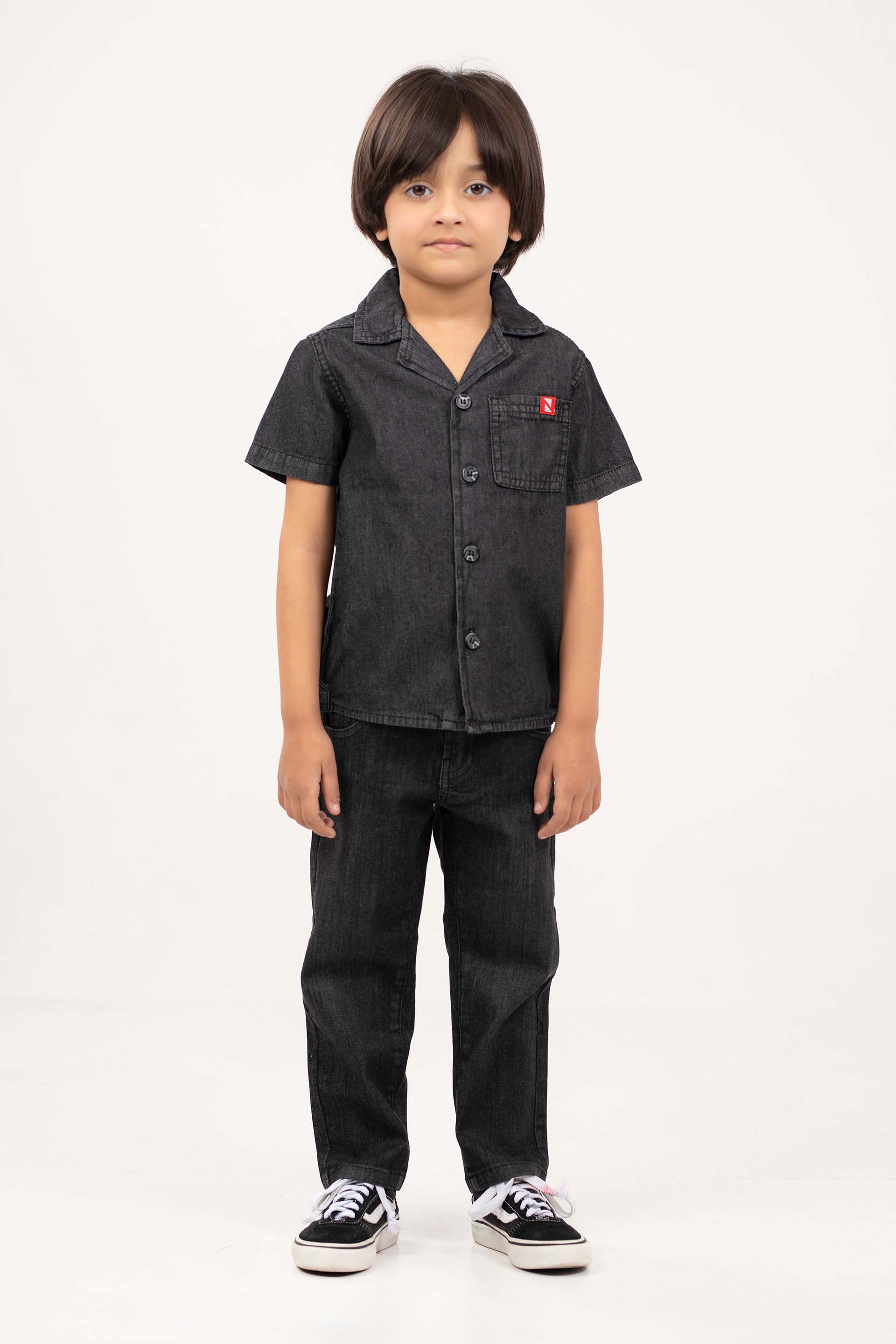 Pocket Denim Shirt - Image 2