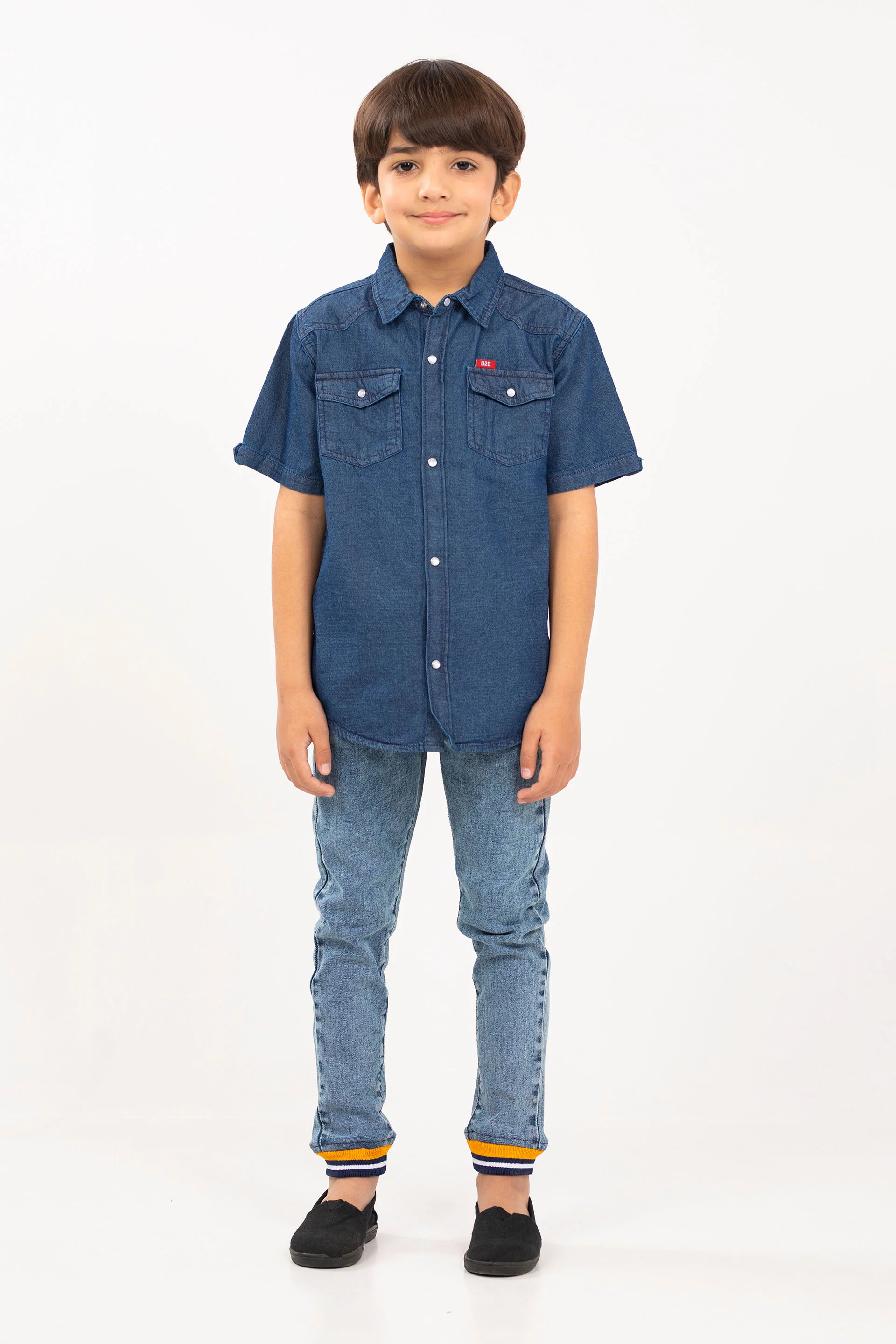Double Pocket Denim Shirt - Image 2