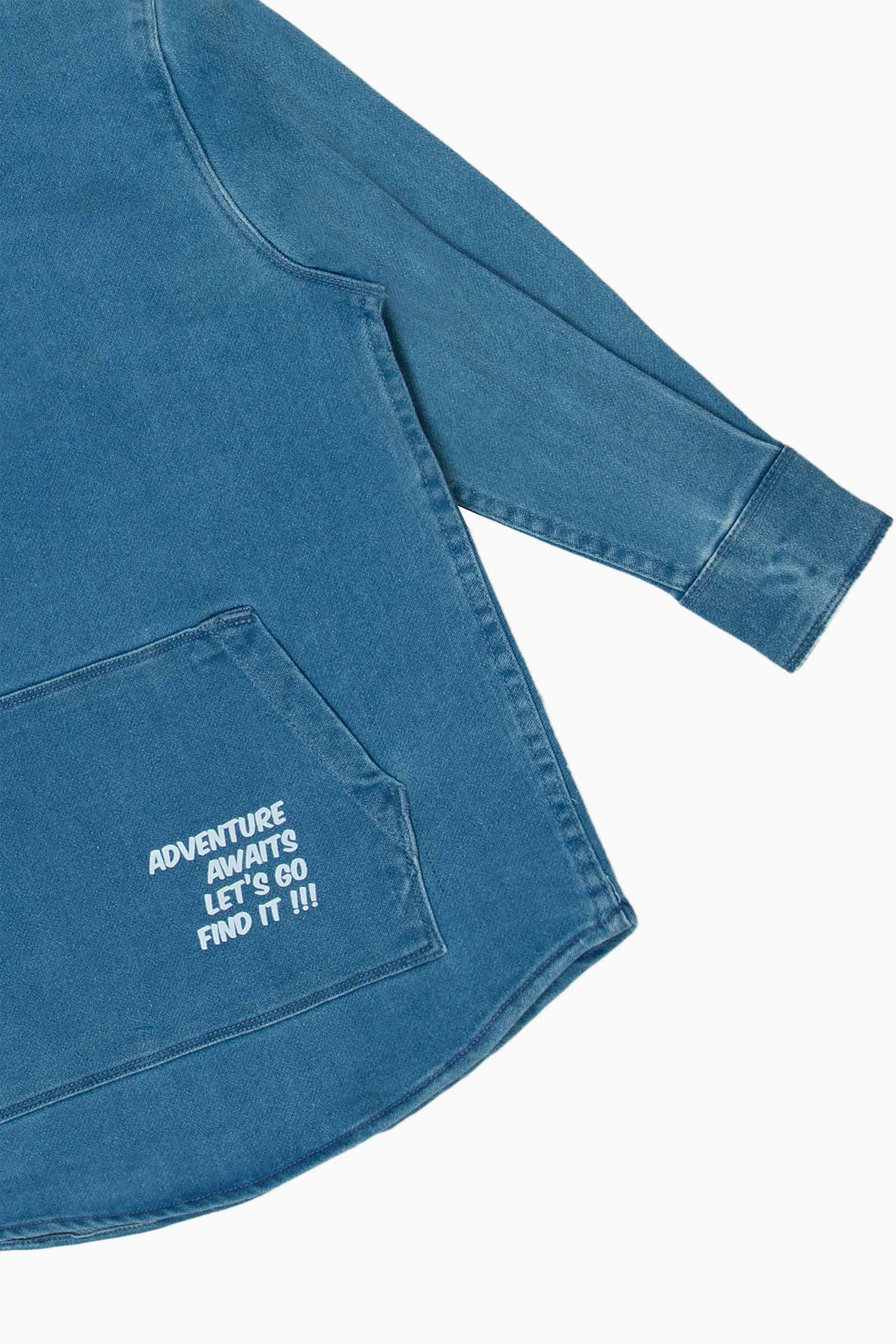 Hooded Denim Shirt - Image 2