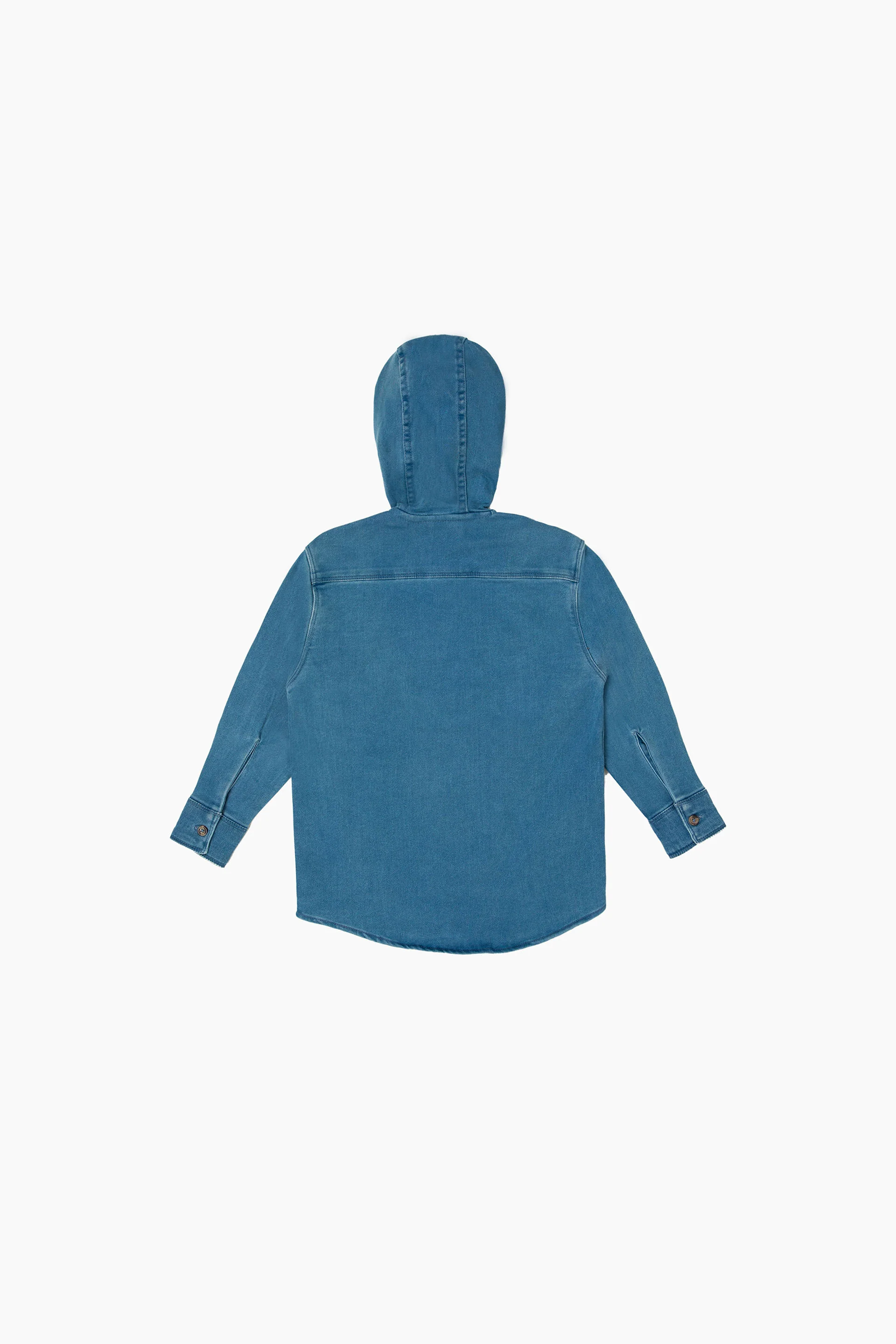 Hooded Denim Shirt - Image 3