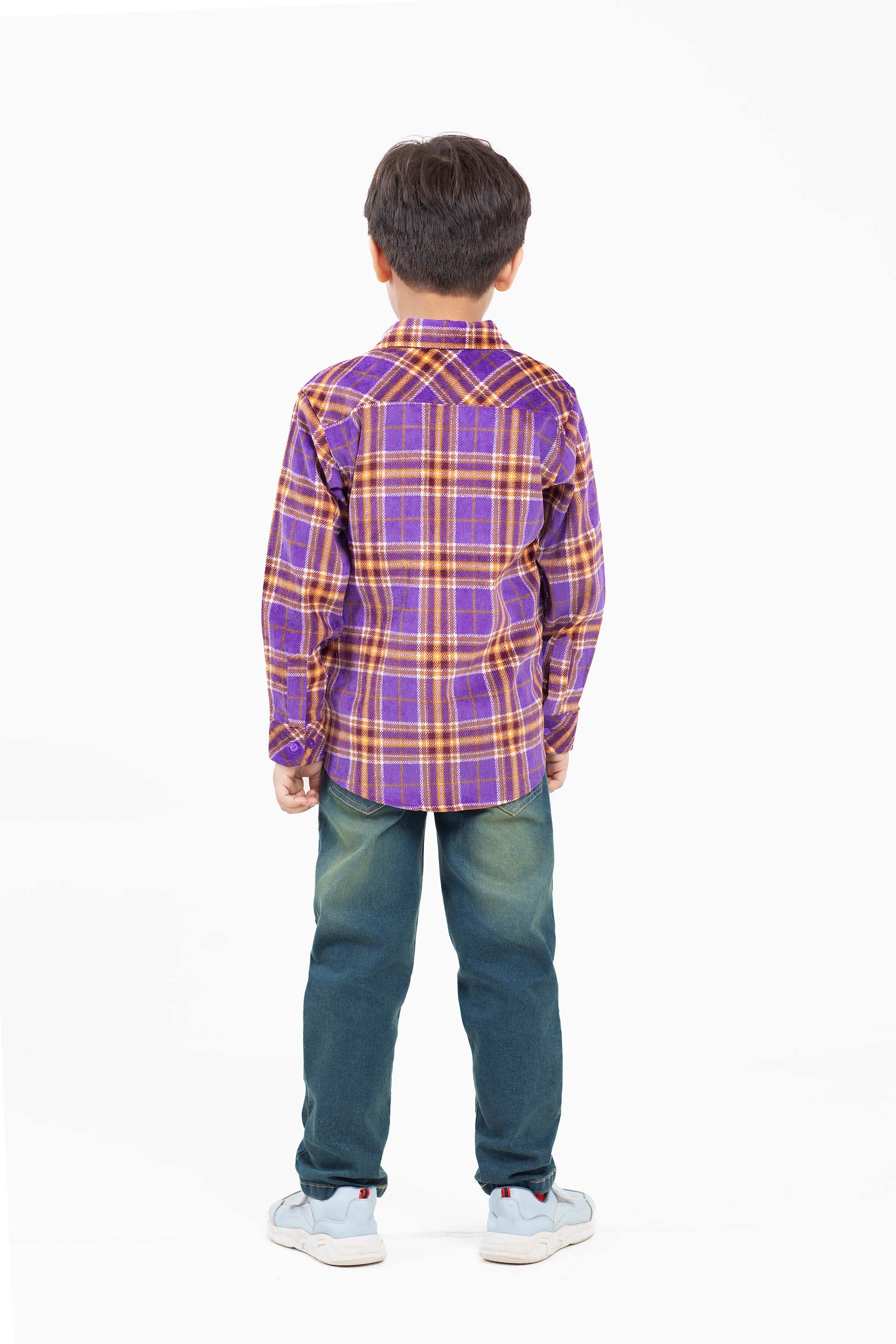 Corduroy Check Shirt - Image 4