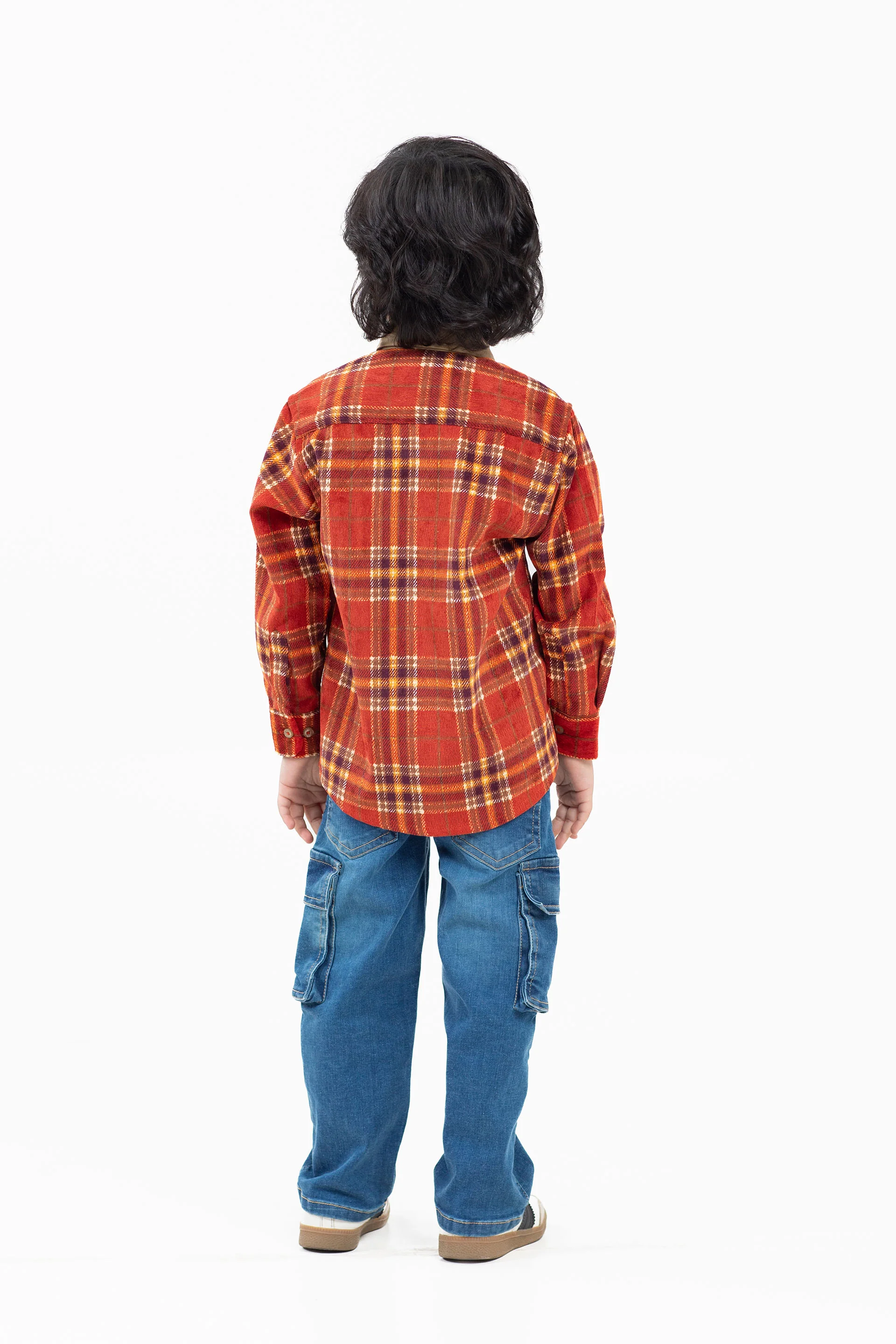 Corduroy Check Shirt - Image 2