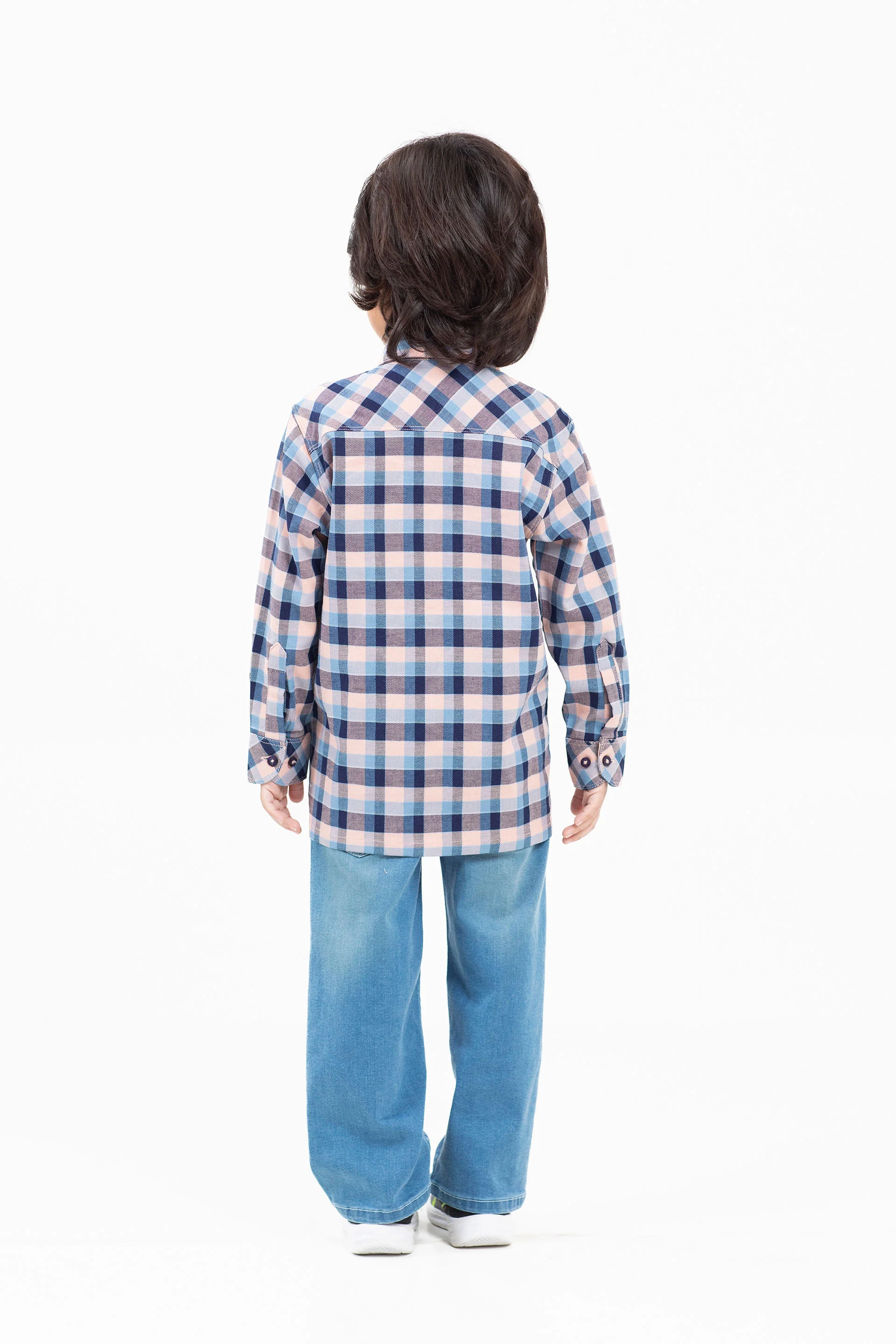 Textured Check Shirt - Image 3