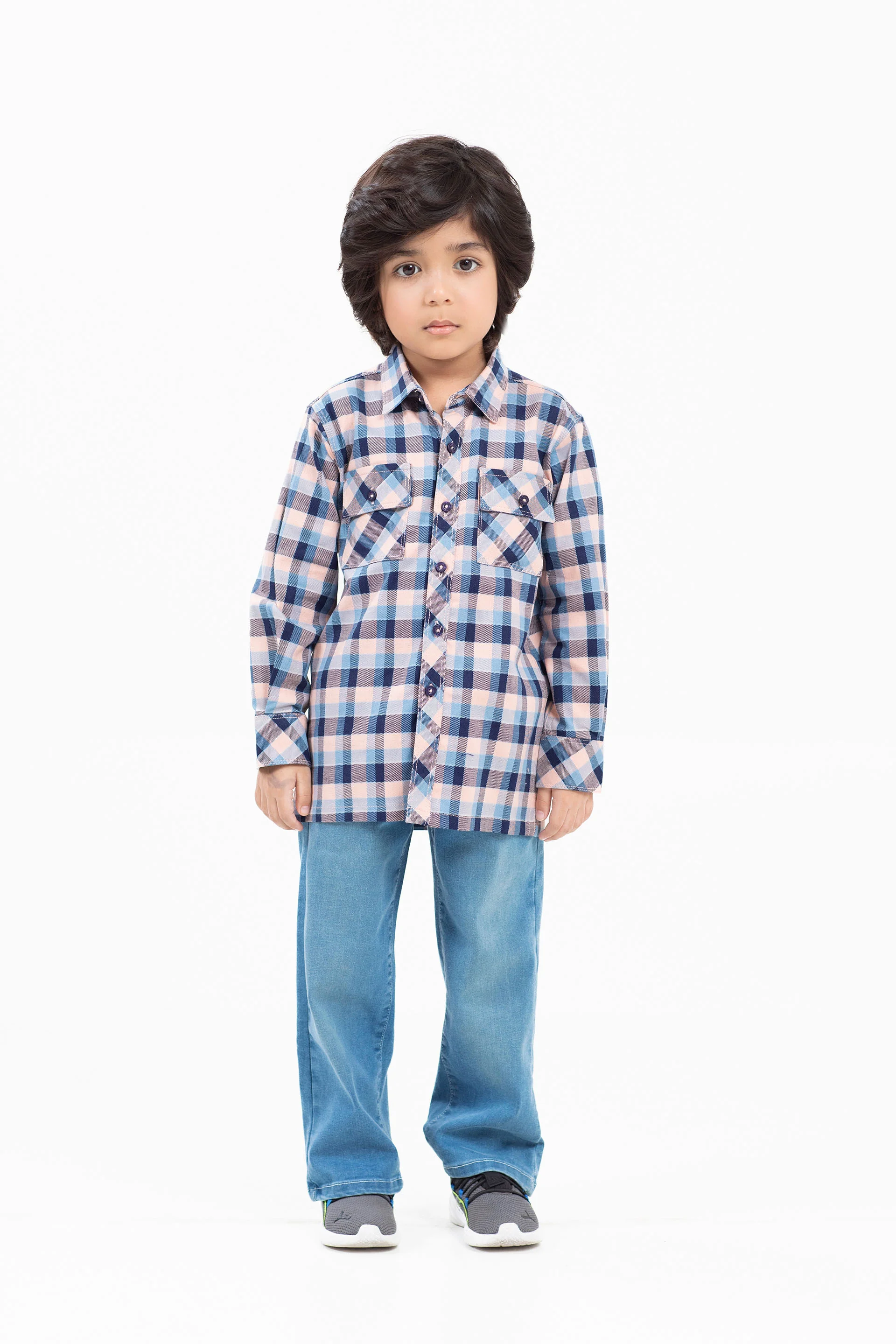 Textured Check Shirt - Image 4