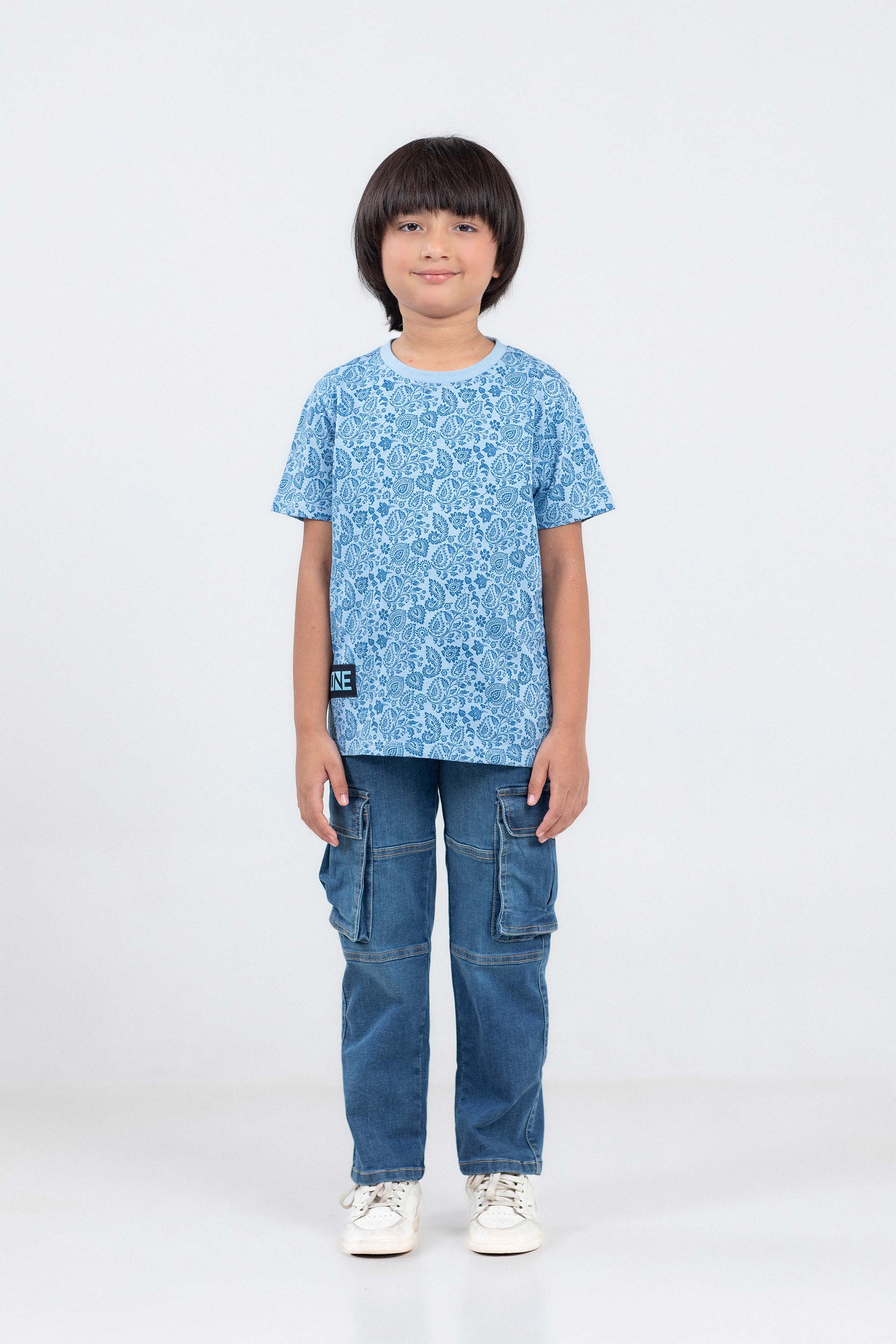 Paisley Printed Tee - Image 2