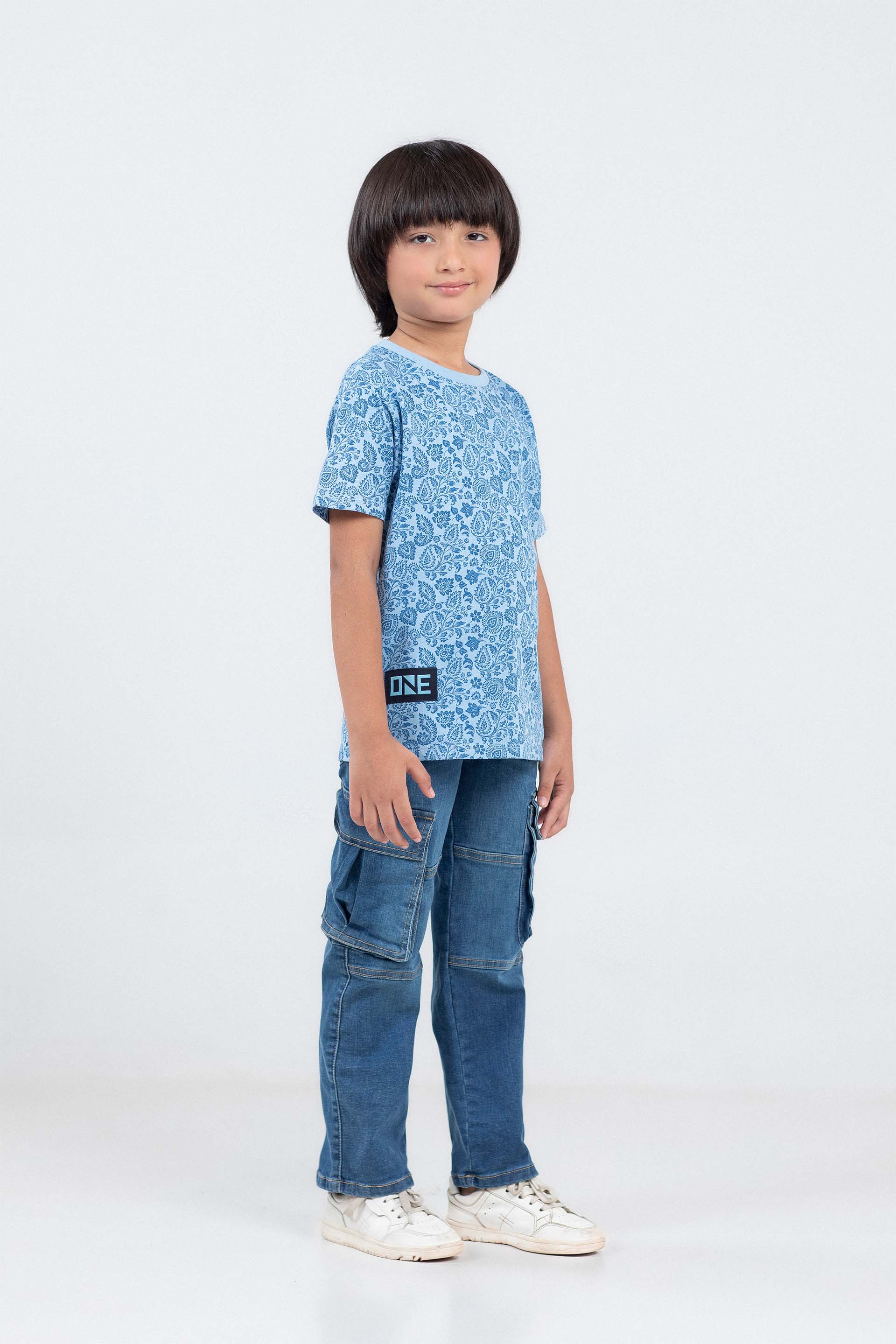 Paisley Printed Tee - Image 3