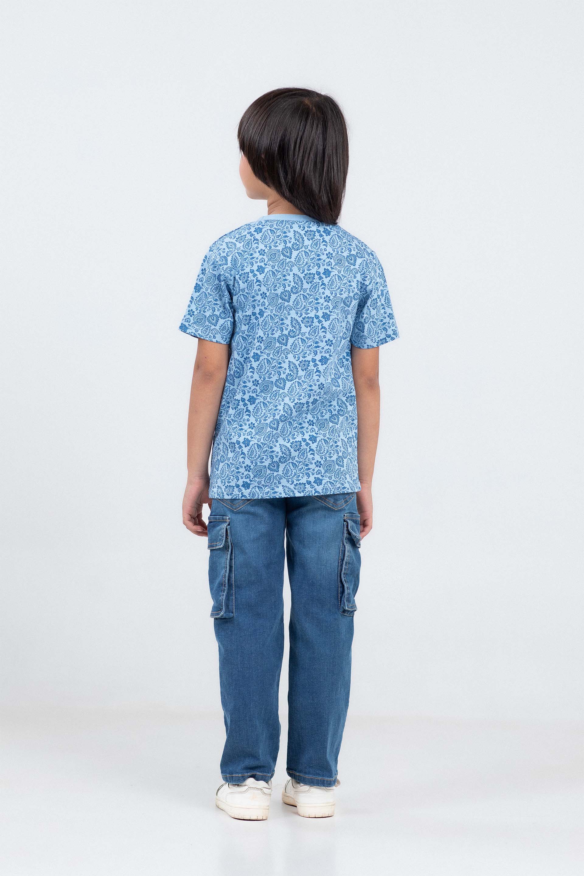Paisley Printed Tee - Image 4