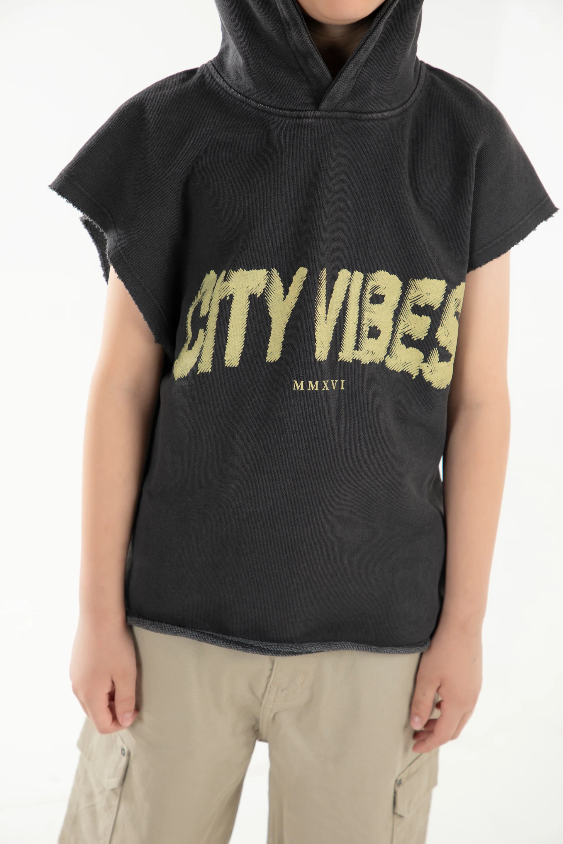 Sleeveless Hooded Tee - Image 2