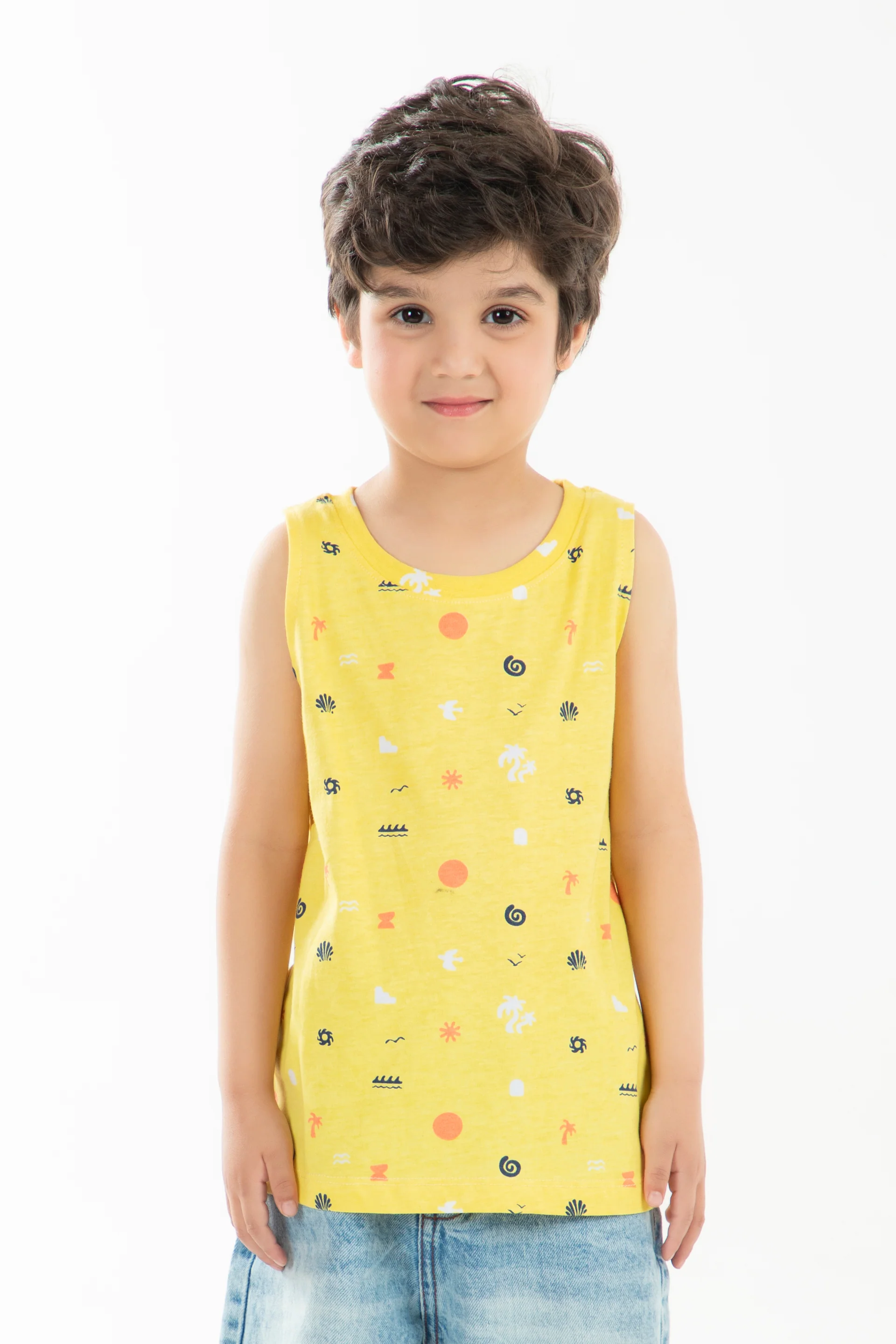 Printed Sando Top