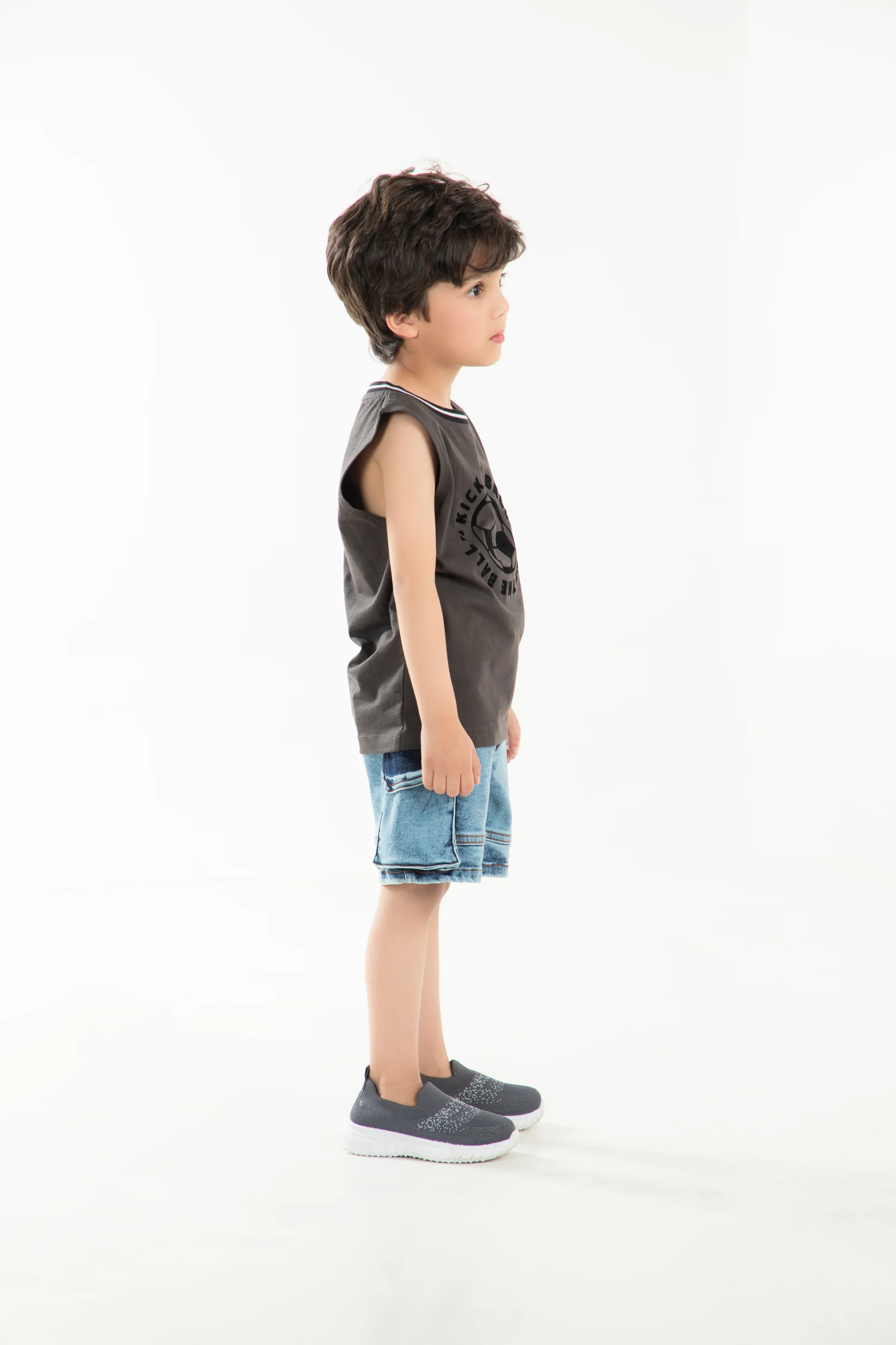 Sleeveless Football Tee - Image 2