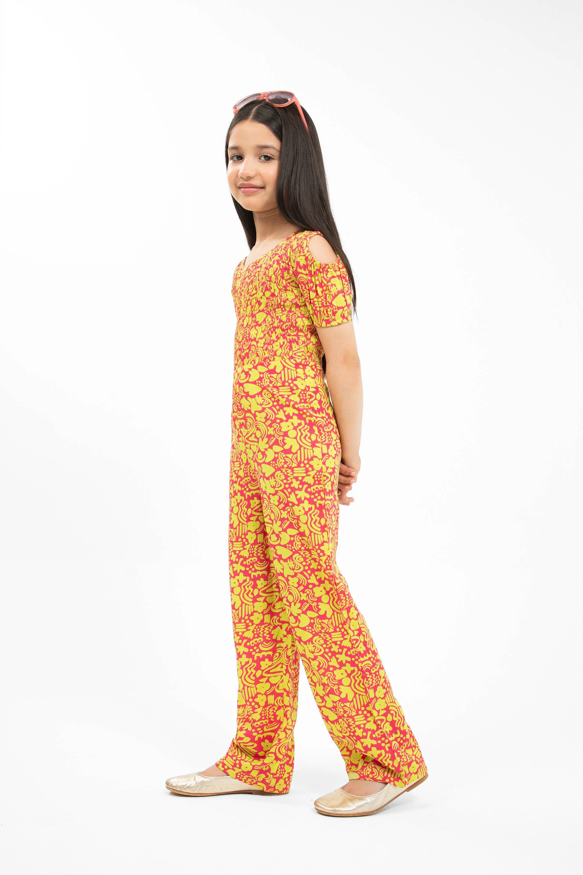 Smocked Jumpsuit Multi - Image 2