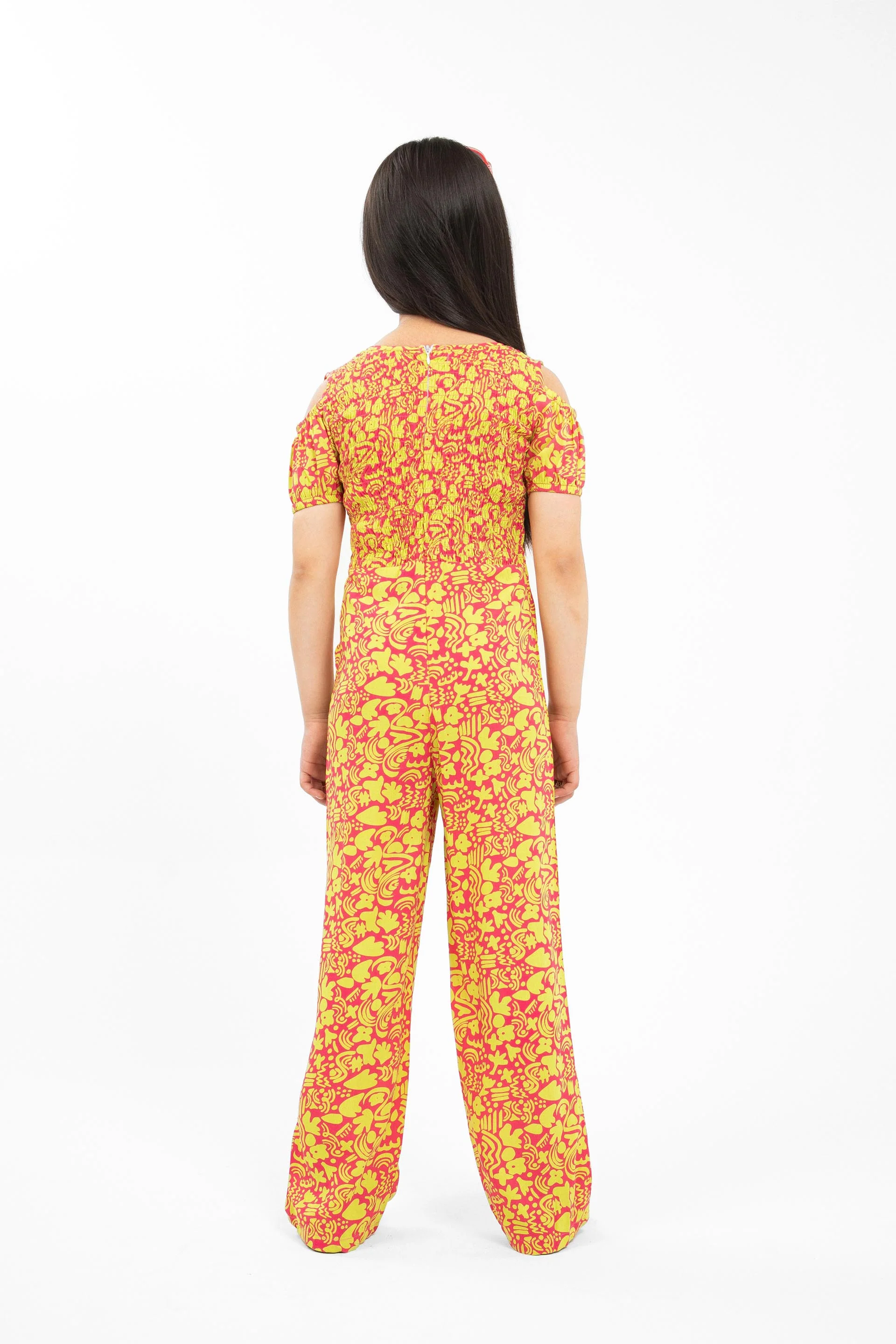 Smocked Jumpsuit Multi - Image 3
