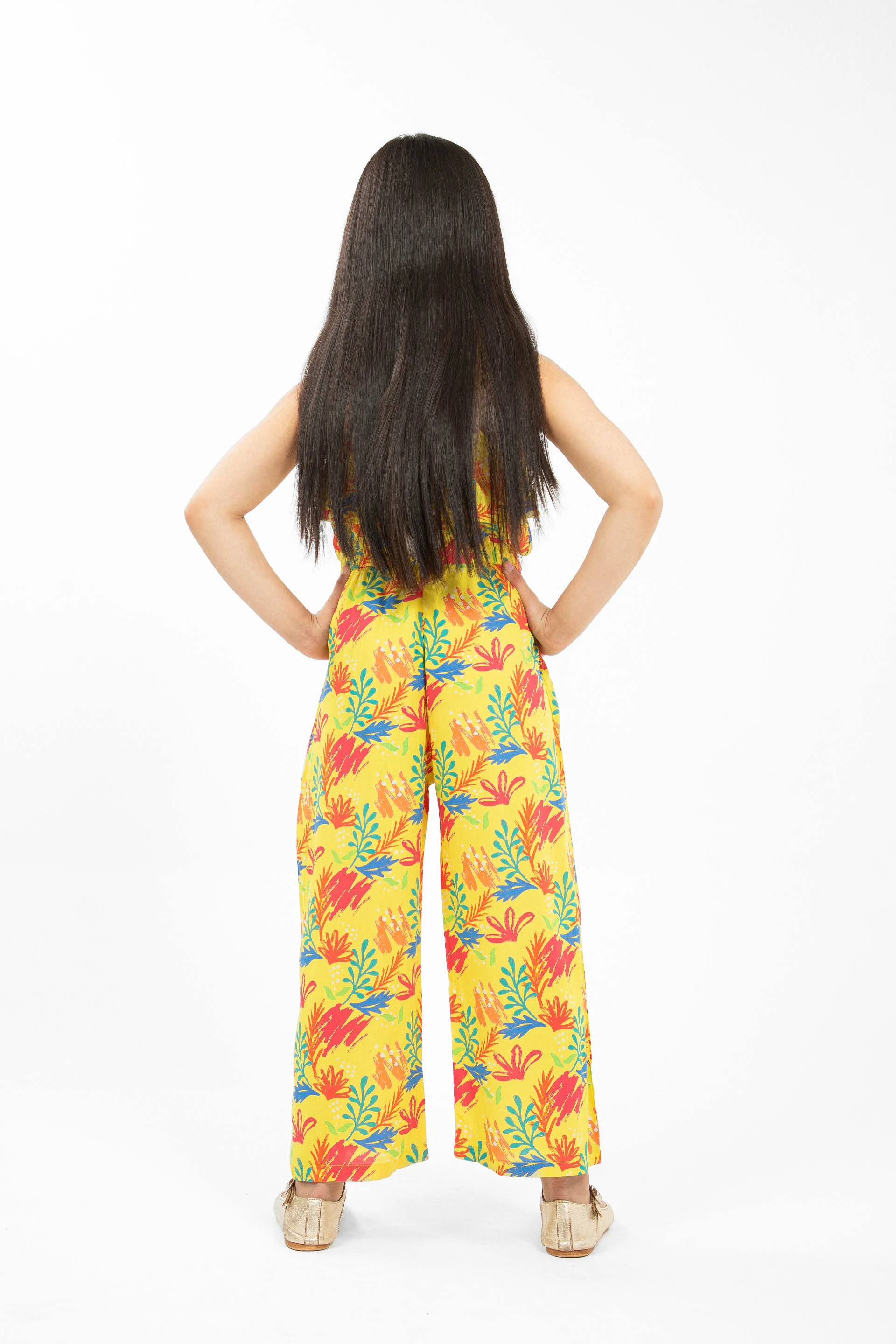 Ruffled Jumpsuit Multi - Image 3