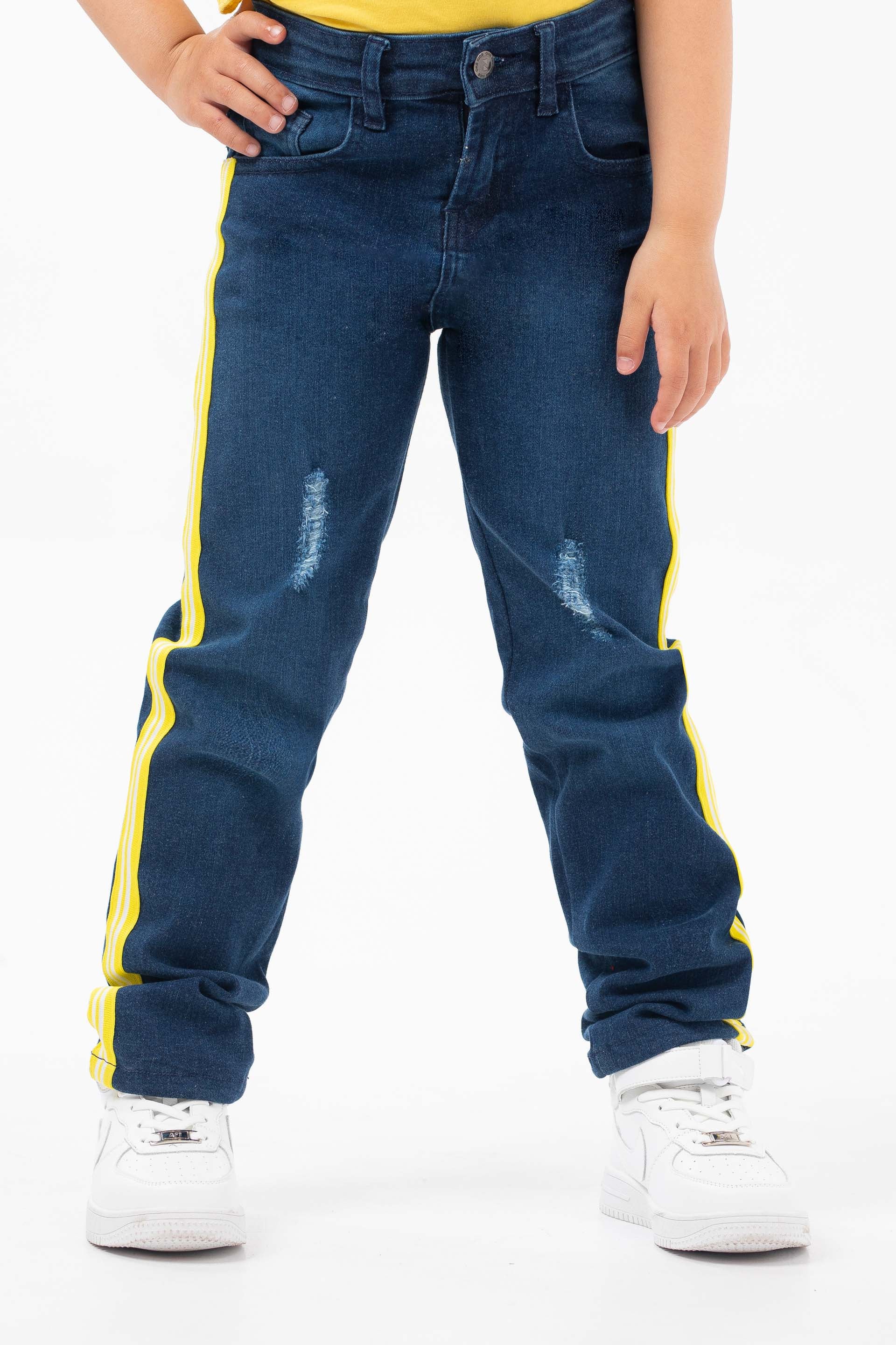 Taped Mom Jeans Blue - Image 2